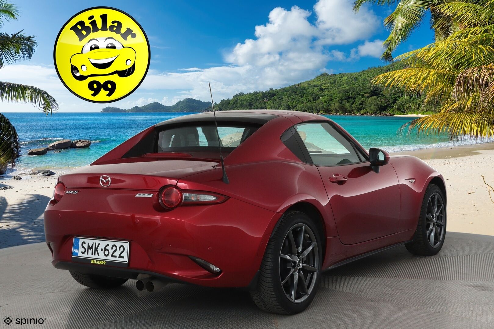 Mazda MX-5 2019 RF 2,0 (184) SKYACTIV-G Luxury Sport AT MH1 **Recaro penkit / Kovakatto / Vakkari / LED / Navi / Bose** - 3,99 % KORKOTARJOUS TÄHÄN AUTOON 31.8. ASTI! - Suomi-auto / Lohko/ P.kamera / Penkinlämmittimet