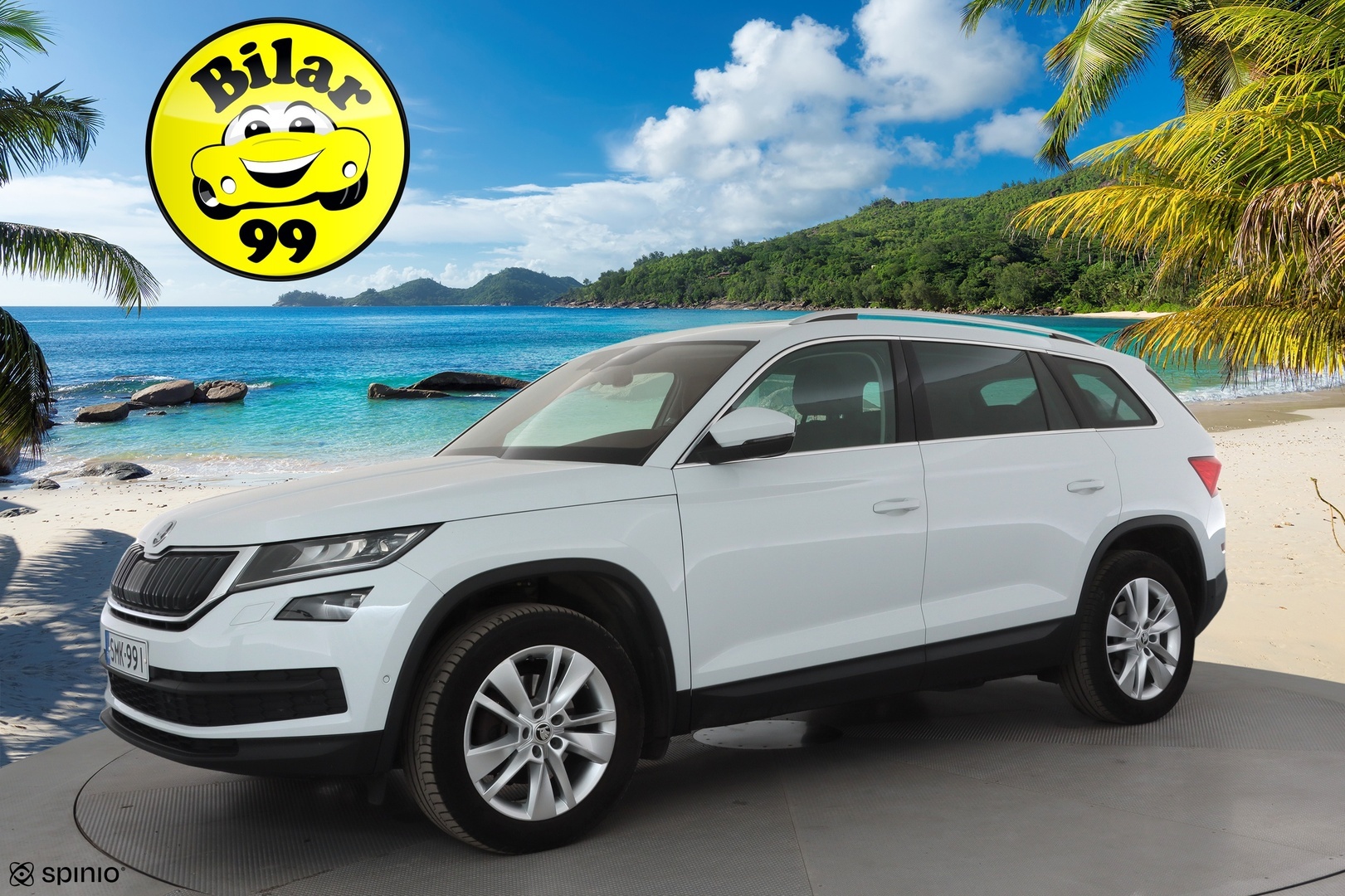 Skoda Kodiaq 2018 1,4 TSI ACT Style DSG 7-P * Webasto / Koukku / Canton / ACC / Panorama / Muistipenkit / P.Tutkat / Navi / Keyless * - 1-om Suomi-auto / Kahdet renkaat aluvanteilla - HULLUT AVAJAISHULINAT KORKOTARJOUS 3,29 %