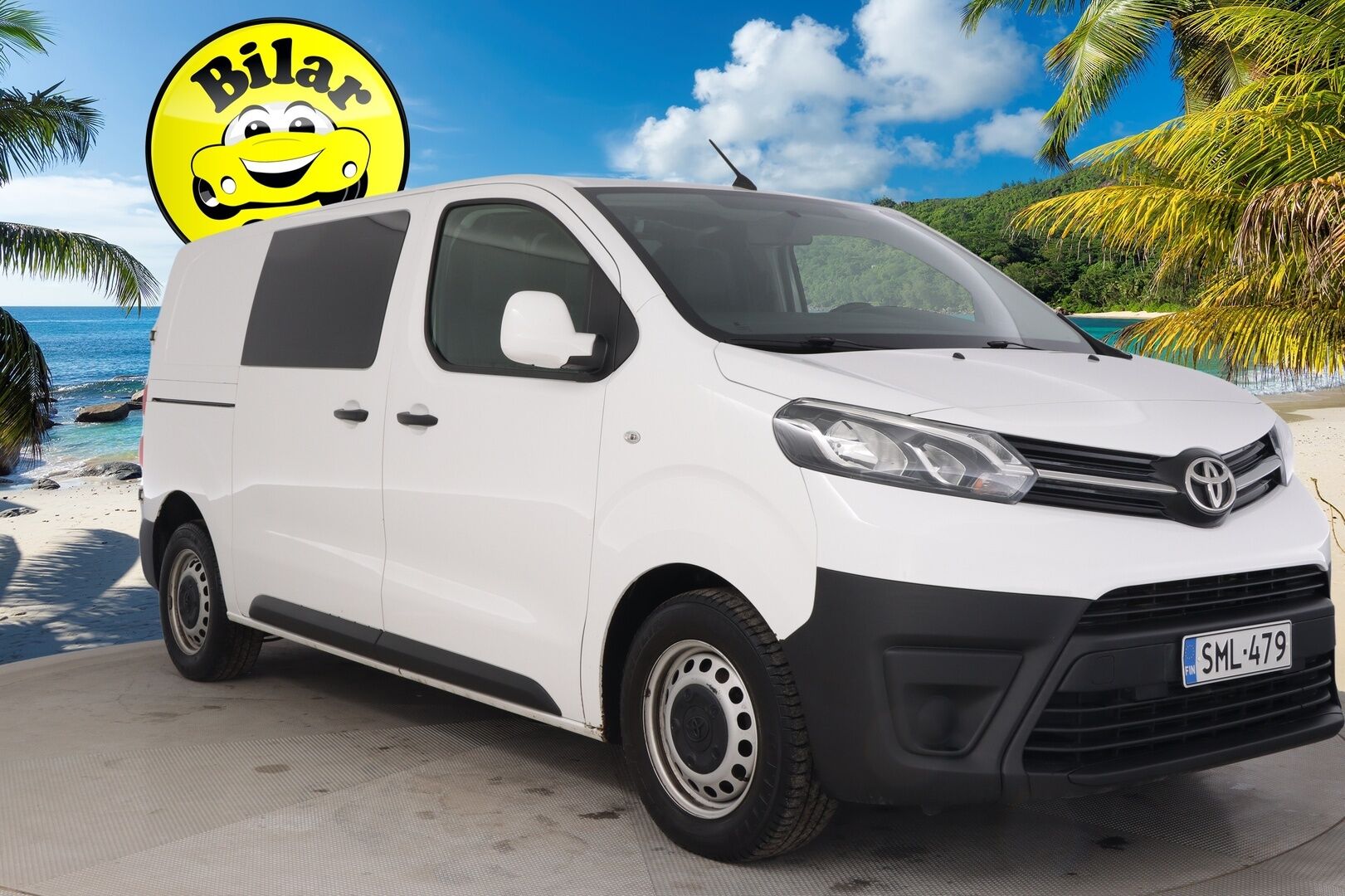 Toyota Proace 2018 L1 2,0 D 120 *Jakopää tehty / Webasto / 2x renkaat / Vakkari* - *Suomi-auto / Jakopää tehty viimeisimmässä huollossa*