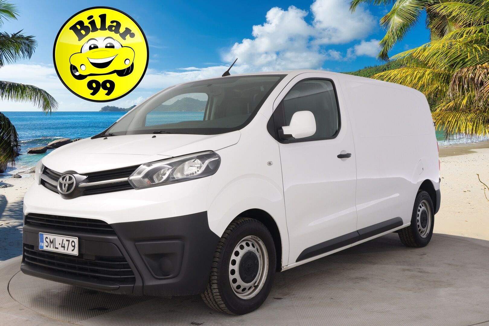 Toyota Proace 2018 L1 2,0 D 120 *Jakopää tehty / Webasto / 2x renkaat / Vakkari* - *Suomi-auto / Jakopää tehty viimeisimmässä huollossa*