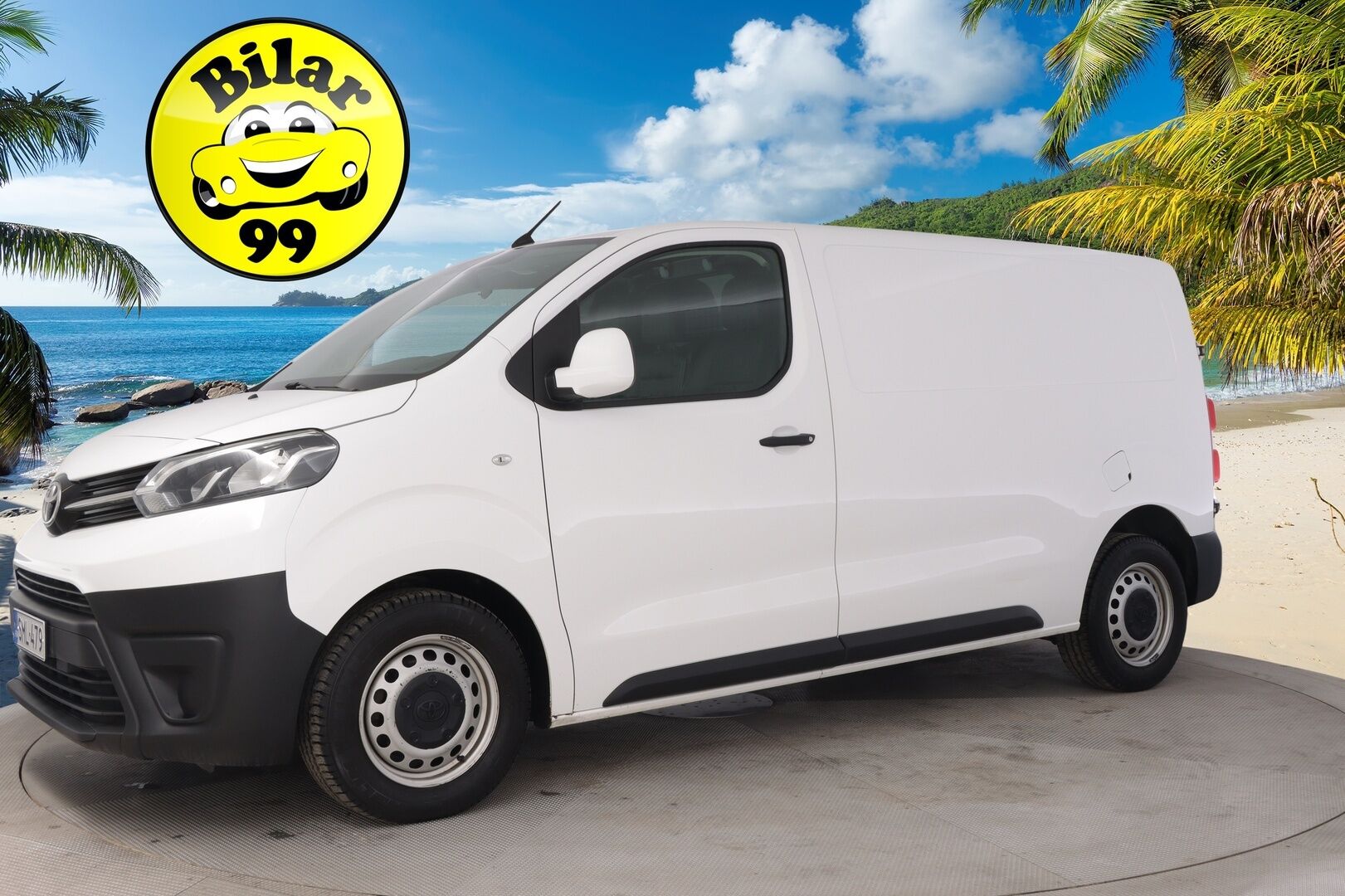 Toyota Proace 2018 L1 2,0 D 120 *Jakopää tehty / Webasto / 2x renkaat / Vakkari* - *Suomi-auto / Jakopää tehty viimeisimmässä huollossa*