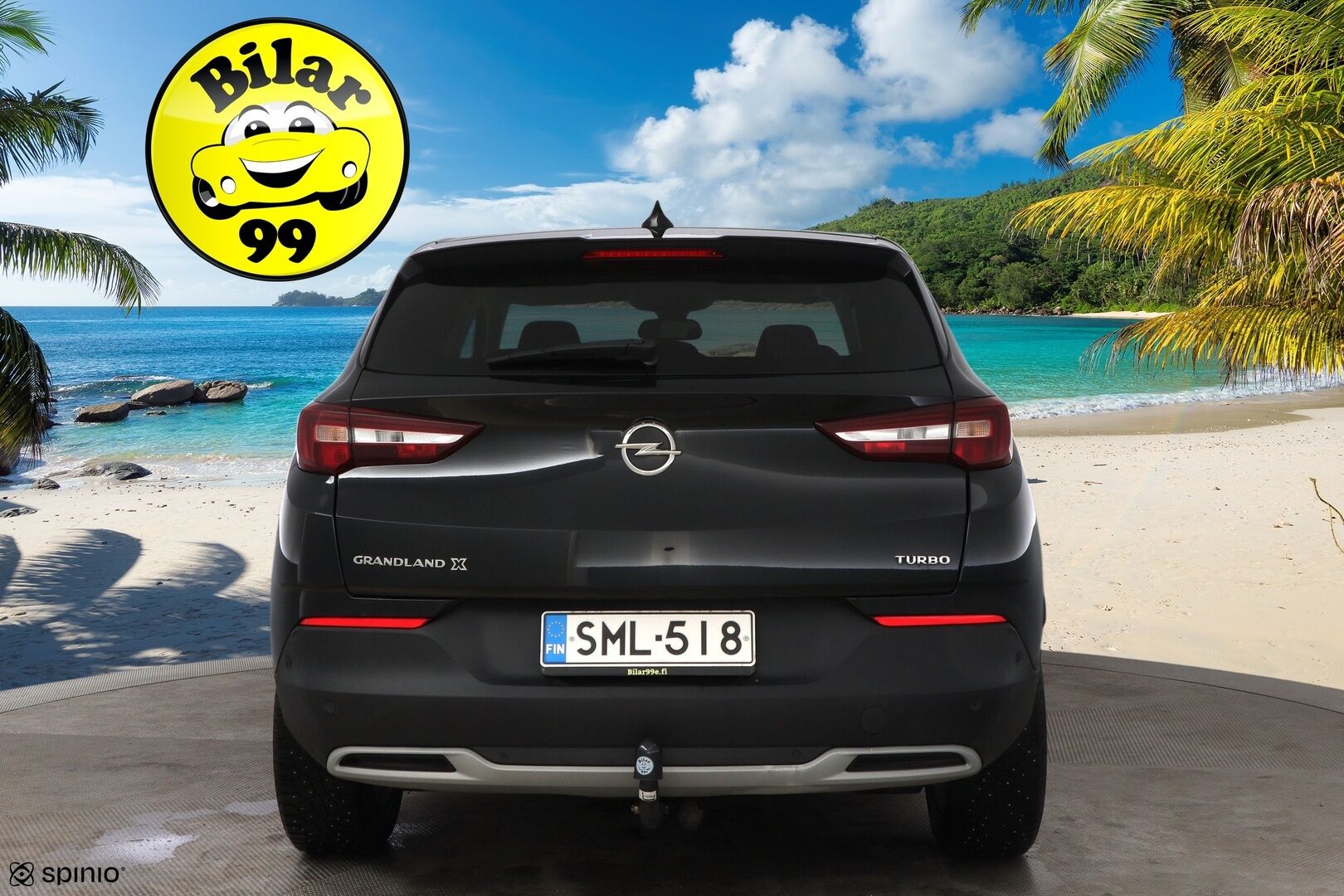 Opel Grandland X 2018 Innovation 1,2 Turbo ECOTEC Start/Stop 96 kW MT6 * Suomiauto / Vetokoukku / Lasikatto / BLIS / Lämm.Tuulilasi / Peruutustutkat - 2x Renkaat  / Jakopää tehty / Särmä huoltohistoria / Lohko & Sisäpistoke - HULLU BLACKWEEK KORKOTARJOUS 2,49%