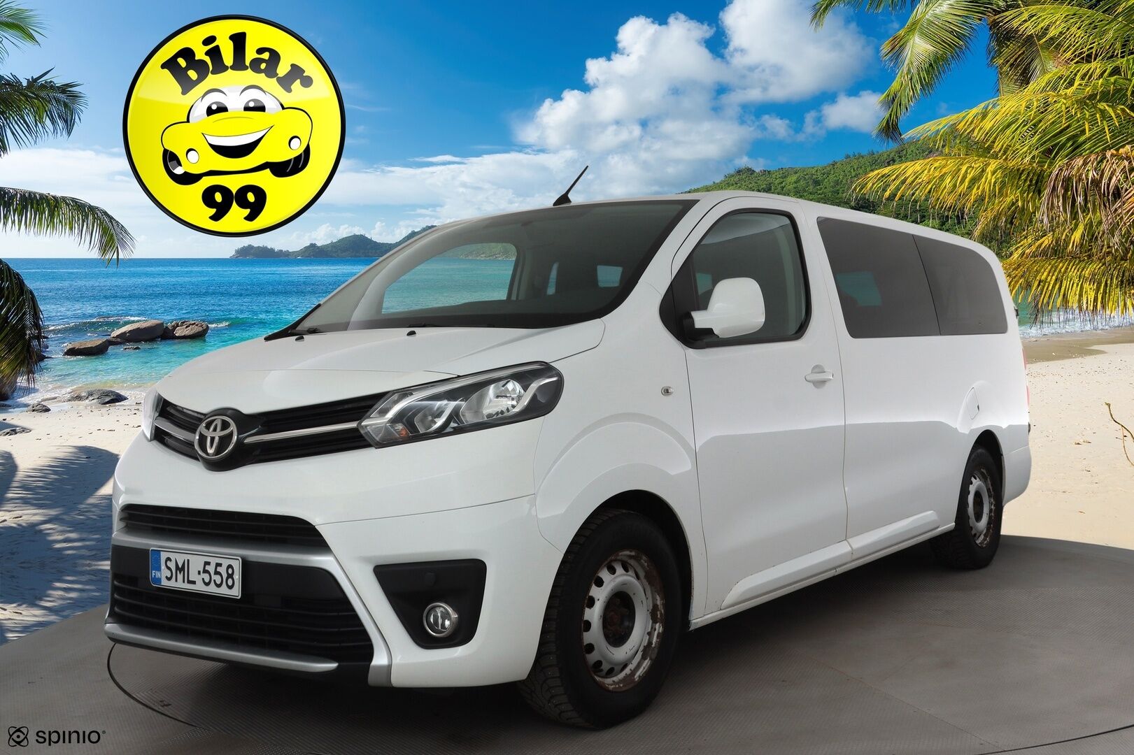 Toyota Proace Verso 2018 Active L2 2,0 D 150 9-P * Lohkolämmitin / Koukku / Vakkari / Bluetooth / Ilmastointi * - Suomi-auto / Kahdet renkaat