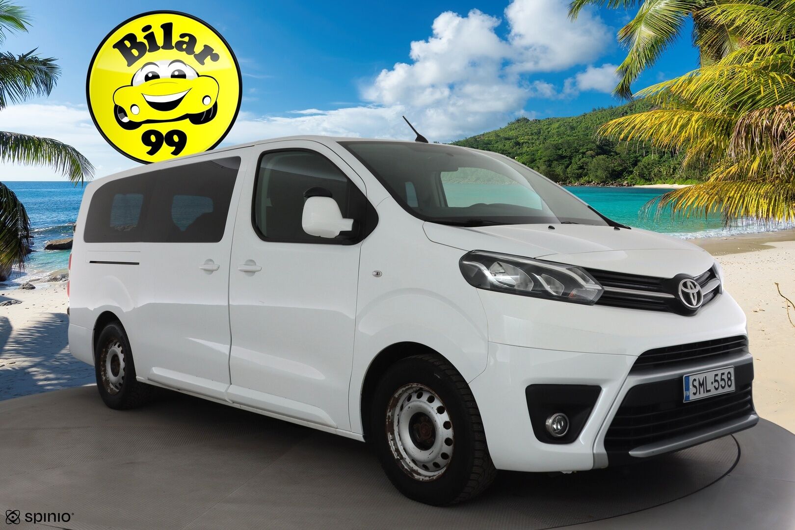 Toyota Proace Verso 2018 Active L2 2,0 D 150 9-P * Lohkolämmitin / Koukku / Vakkari / Bluetooth / Ilmastointi * - Suomi-auto / Kahdet renkaat