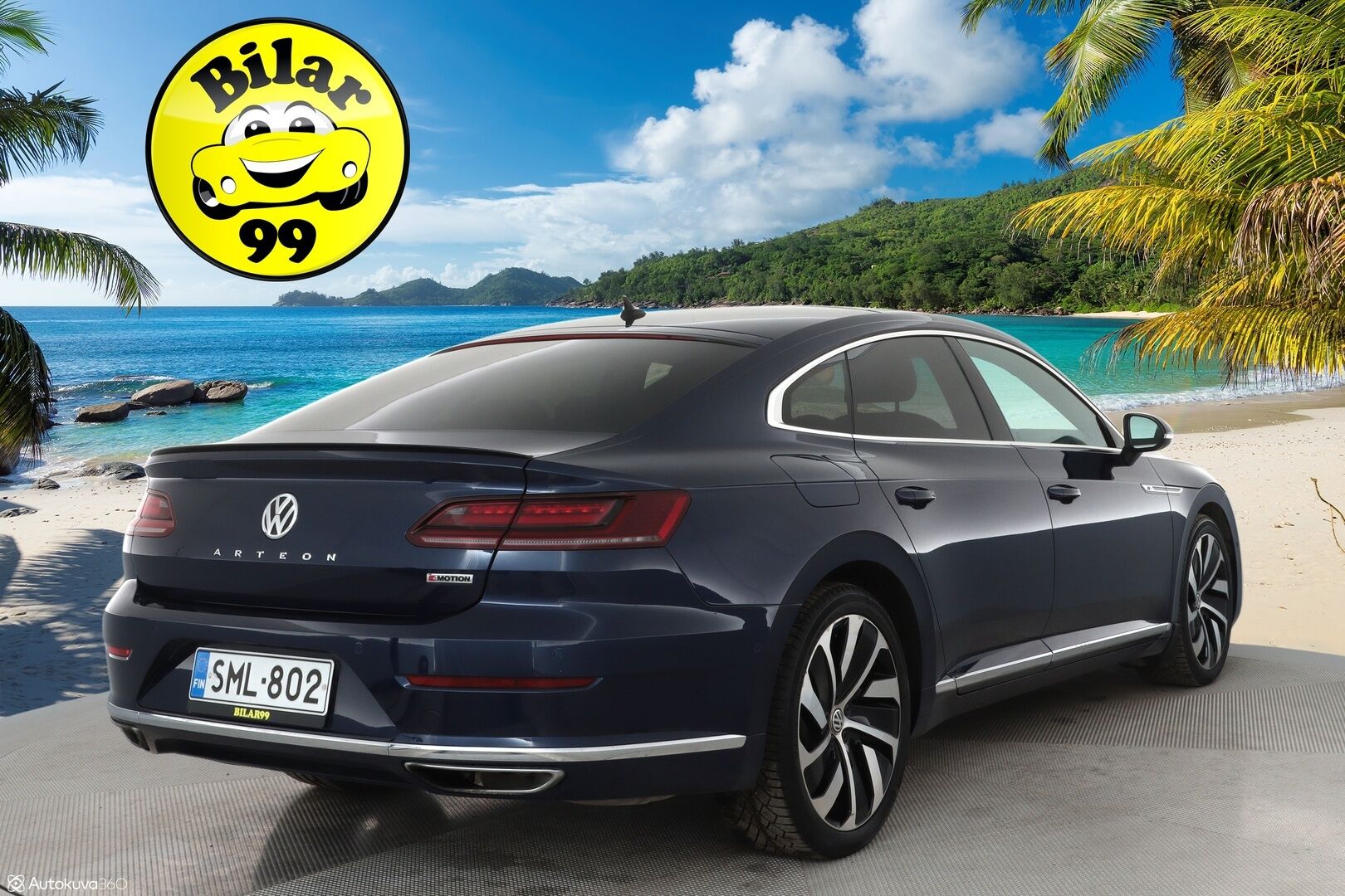 Volkswagen Arteon 2018 R-Line TSI  4MOTION DSG-autom - **Lasikattoluukko / 360° Kamera / Webasto / Koukku / Matrix-LED / DYNaudio**