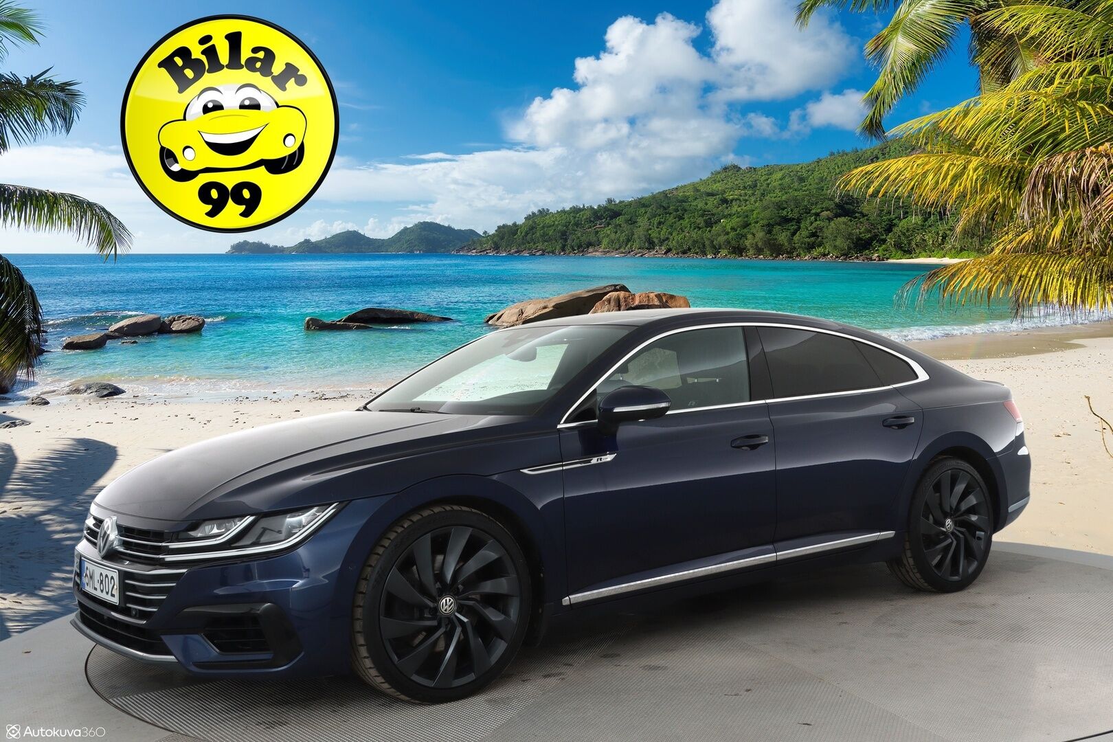 Volkswagen Arteon 2018 R-Line TSI  4MOTION DSG-autom - **Lasikattoluukko / 360° Kamera / Webasto / Koukku / Matrix-LED / DYNaudio**