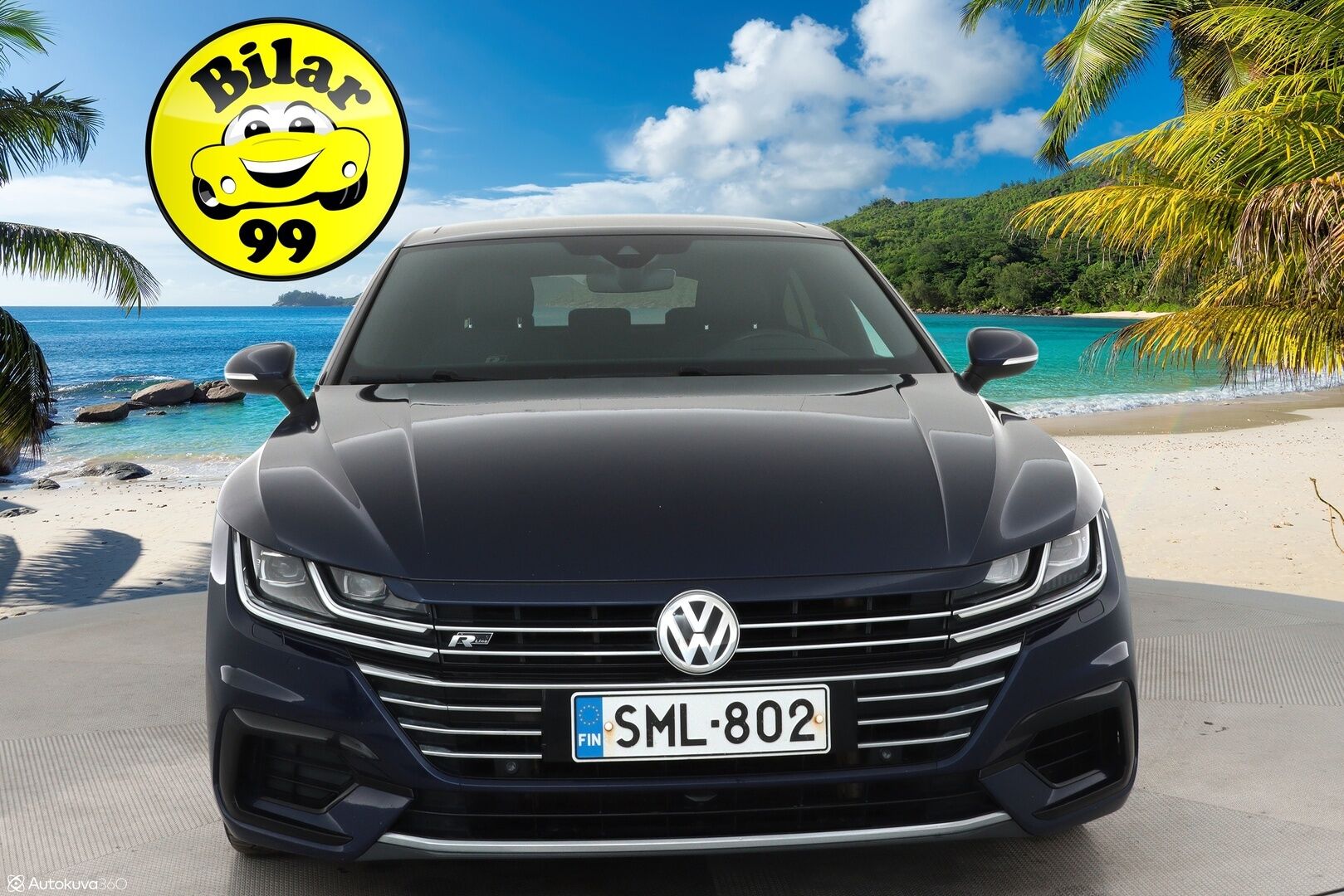 Volkswagen Arteon 2018 R-Line TSI  4MOTION DSG-autom - **Lasikattoluukko / 360° Kamera / Webasto / Koukku / Matrix-LED / DYNaudio**