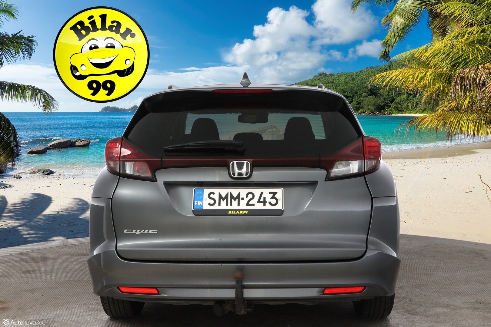Honda Civic 2018 Tourer 1,8 Sport MT - Suomiauto / Peruutuskamera / BLIS / Navigointi / Lohko & Sisäpistoke / Vetokoukku / Hiljattain huollettu ja katsastettu!