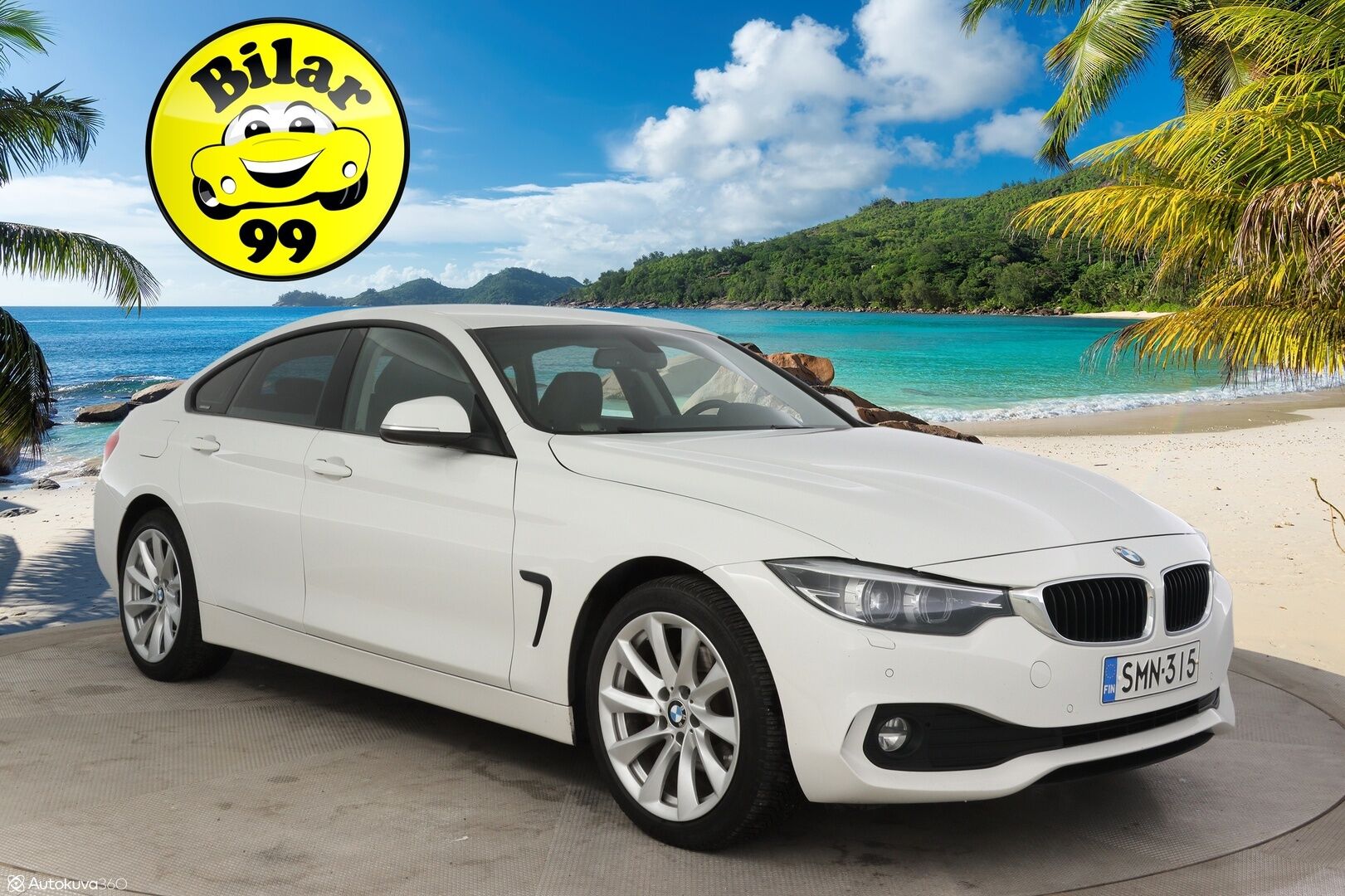 BMW 420 2018 F36 Gran Coupe 420d A xDrive Business Exclusive Edition ** Suomiauto / Webasto / Hifit / Prof.navi / Ratinlämmitys / Sportnahat ** - * Siistikuntoinen, hyvin huollettu yksilö! / Webasto puhelinohjauksella / Kahdet renkaat vanteilla *