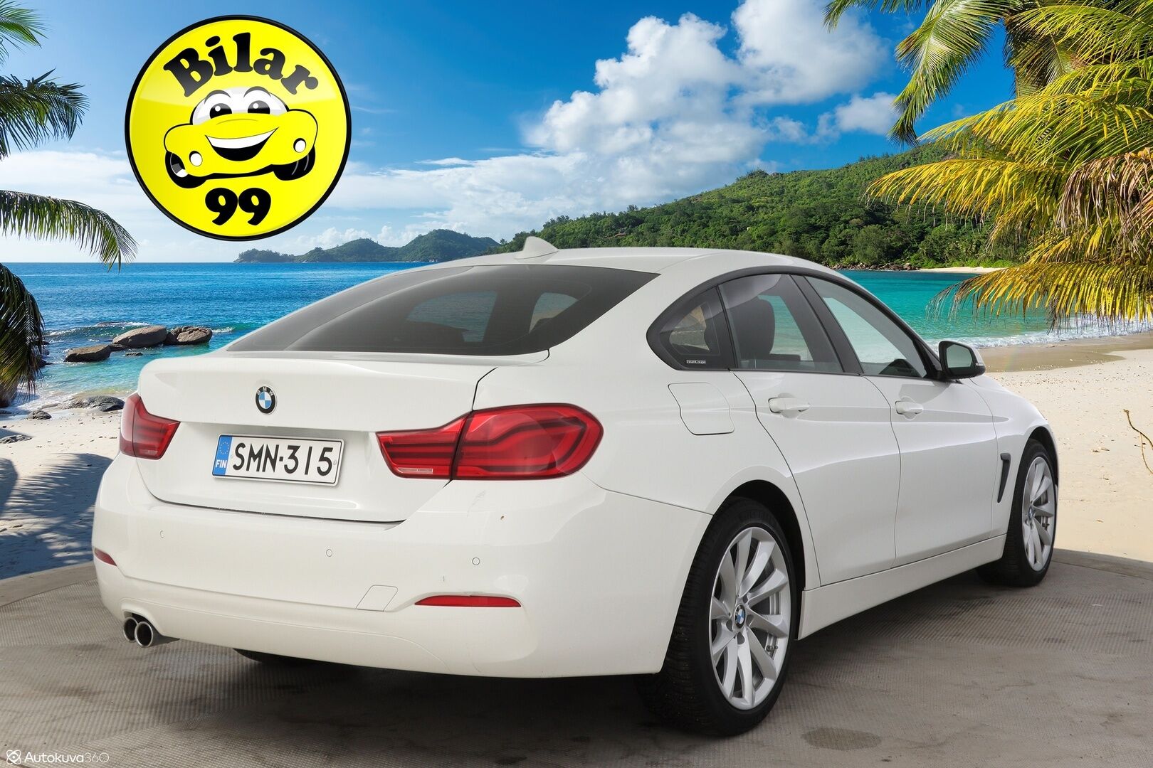 BMW 420 2018 F36 Gran Coupe 420d A xDrive Business Exclusive Edition ** Suomiauto / Webasto / Hifit / Prof.navi / Ratinlämmitys / Sportnahat ** - * Siistikuntoinen, hyvin huollettu yksilö! / Webasto puhelinohjauksella / Kahdet renkaat vanteilla *