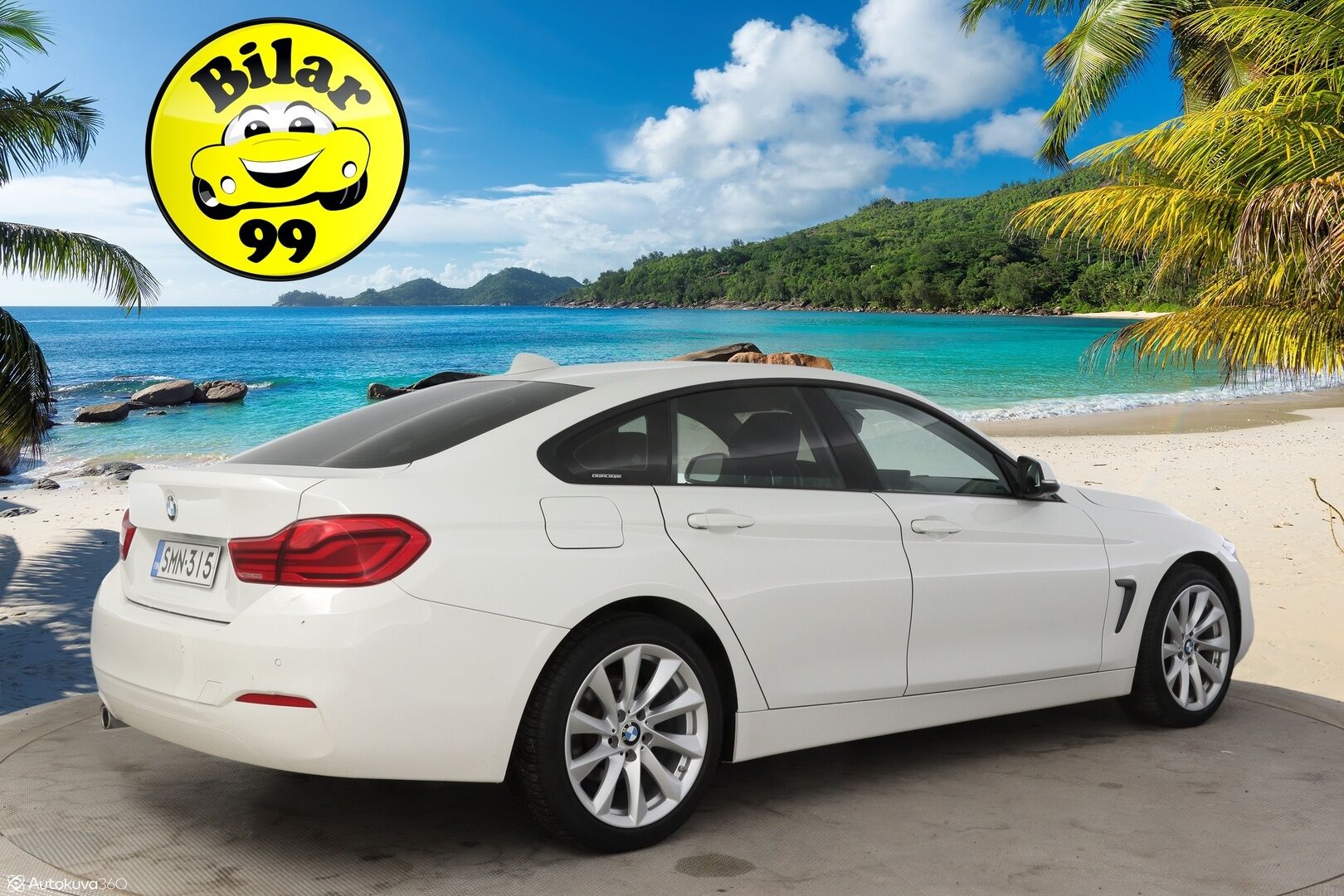 BMW 420 2018 F36 Gran Coupe 420d A xDrive Business Exclusive Edition ** Suomiauto / Webasto / Hifit / Prof.navi / Ratinlämmitys / Sportnahat ** - * Siistikuntoinen, hyvin huollettu yksilö! / Webasto puhelinohjauksella / Kahdet renkaat vanteilla *