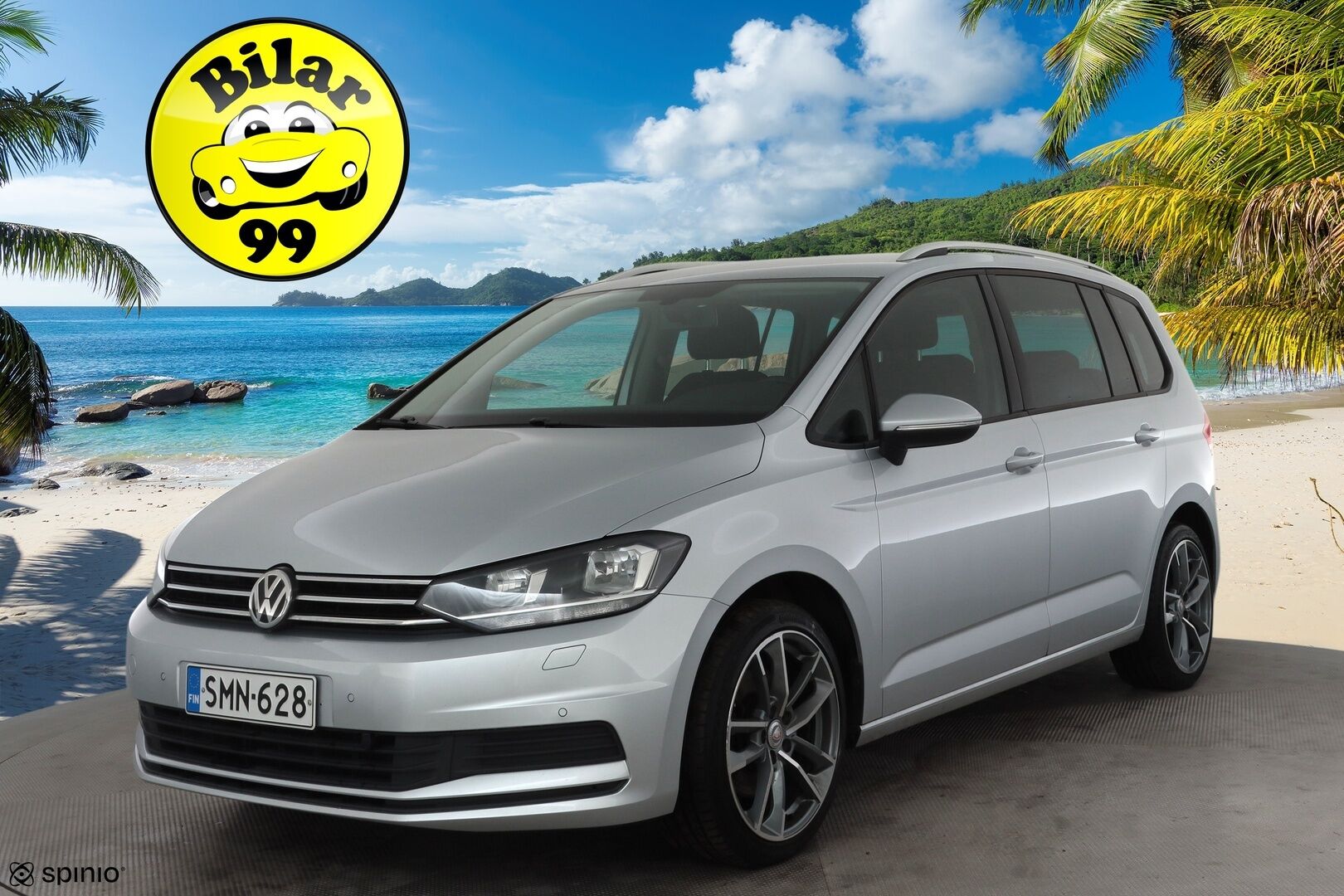 Volkswagen Touran 2017 Comfortline 1,6 TDI SCR 85 kW DSG 7-P * ACC / Koukku / Sisätilanlämmitin / P.kamera / Hierova penkki / Navi * - Kahdet renkaat - HULLU BLACKWEEK KORKOTARJOUS 2,49%