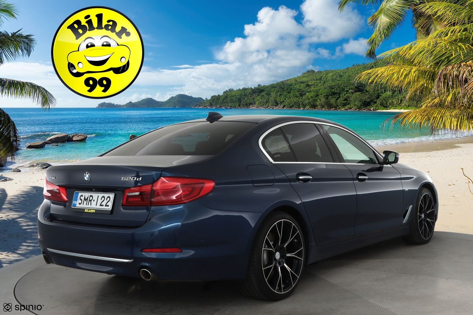 BMW 520 2018 G30 Sedan 520d A xDrive Business Comfort **Webasto / Koukku / ACC / Adapt.LED / H&K / 360° / Sporttinahat Muistilla** - Suomi-auto / Kahdet Renkaat / **HUIPPU KAMOILLA**