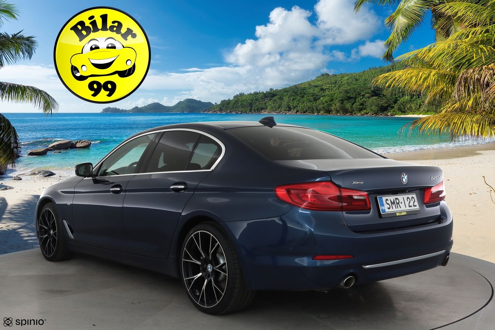 BMW 520 2018 G30 Sedan 520d A xDrive Business Comfort **Webasto / Koukku / ACC / Adapt.LED / H&K / 360° / Sporttinahat Muistilla** - Suomi-auto / Kahdet Renkaat / **HUIPPU KAMOILLA**