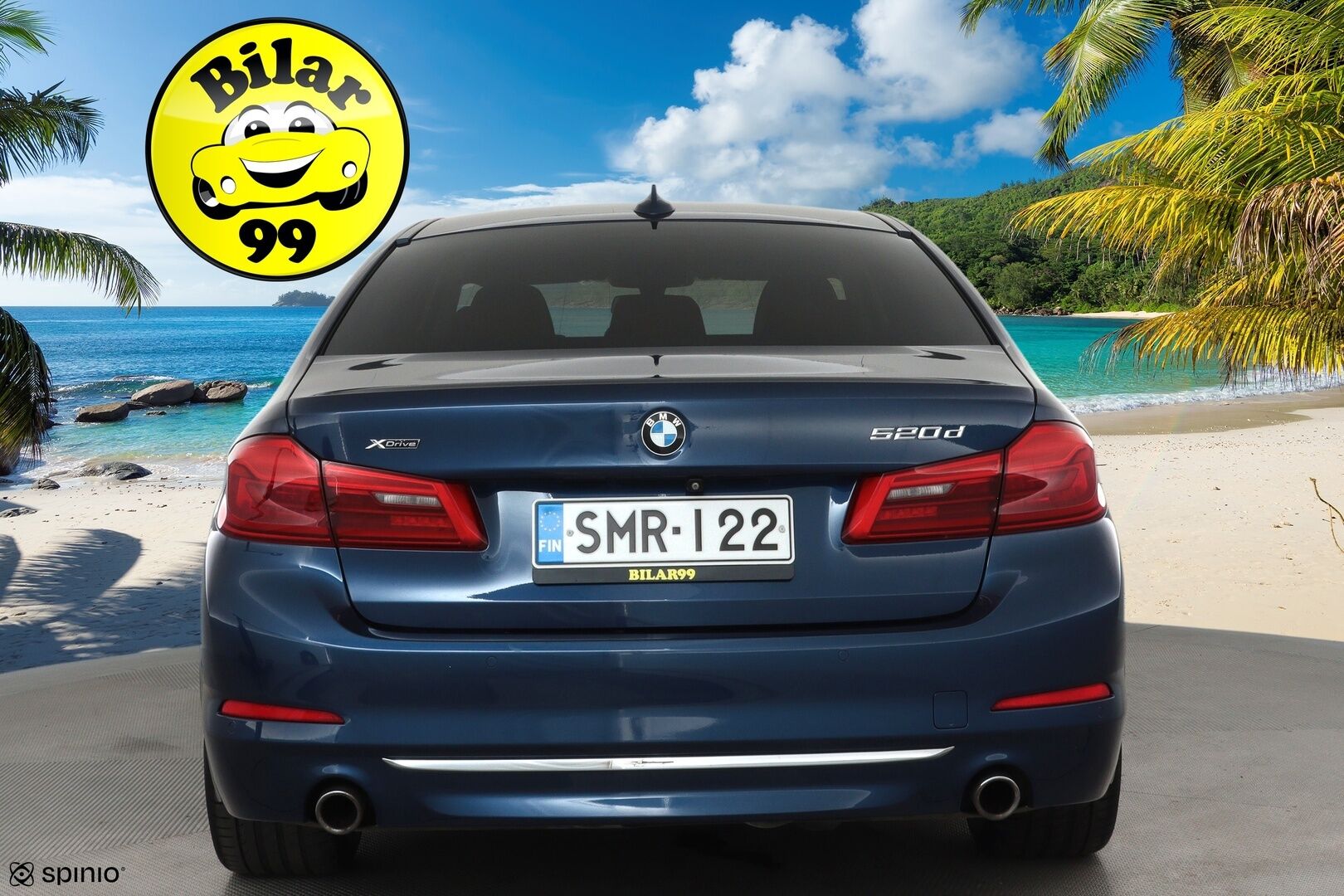 BMW 520 2018 G30 Sedan 520d A xDrive Business Comfort **Webasto / Koukku / ACC / Adapt.LED / H&K / 360° / Sporttinahat Muistilla** - Suomi-auto / Kahdet Renkaat / **HUIPPU KAMOILLA**