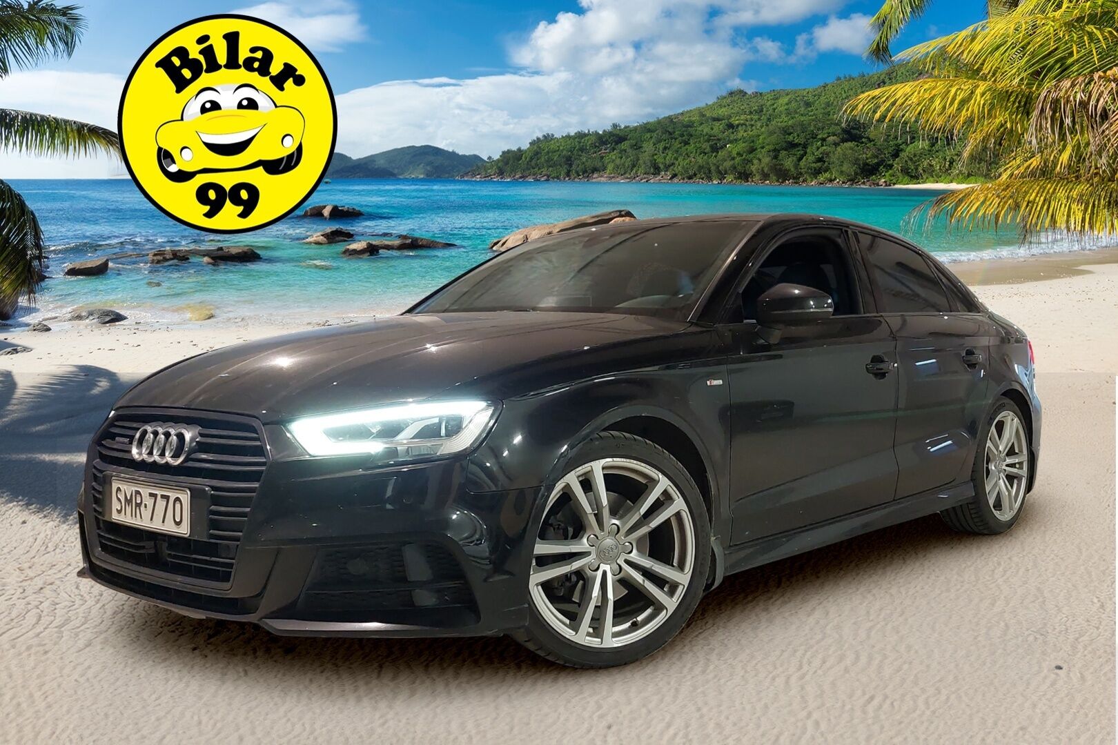 Audi A3 2018 2,0, S-Line 2,0 TFSI 140kW Quattro - *ACC / LED / S-Line Sisä- ja ulkopaketti / Apple Carplay*