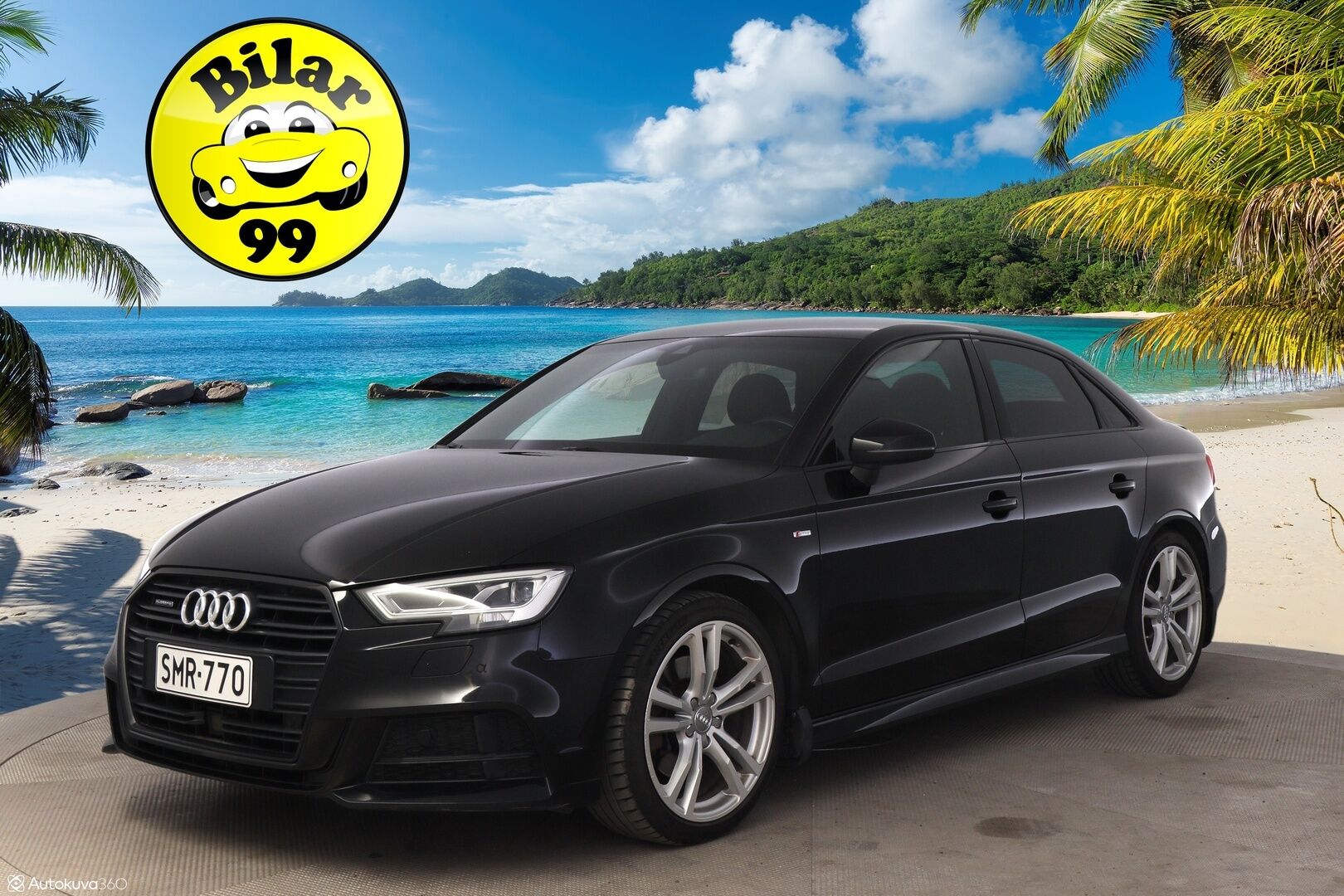 Audi A3 2017 2,0, S-Line 2,0 TFSI 140kW Quattro *ACC / LED / S-Line / Apple Carplay* - Todella särmä huoltohistoria / Upea ja nopea