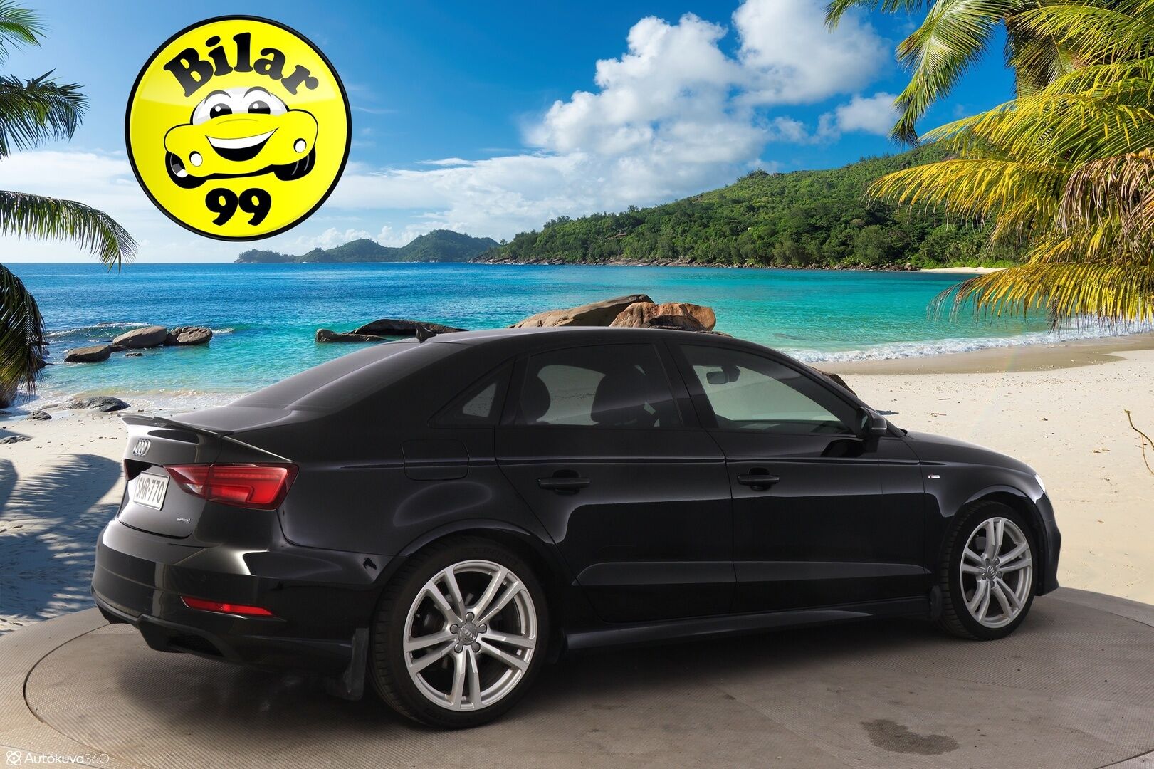 Audi A3 2017 2,0, S-Line 2,0 TFSI 140kW Quattro *ACC / LED / S-Line / Apple Carplay* - Todella särmä huoltohistoria / Upea ja nopea