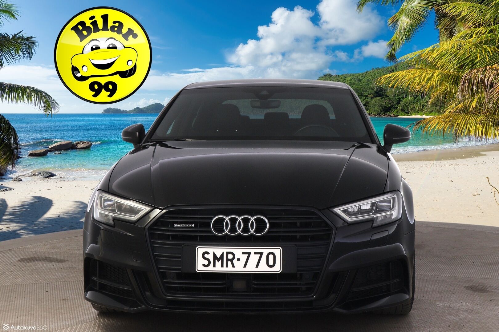 Audi A3 2017 2,0, S-Line 2,0 TFSI 140kW Quattro *ACC / LED / S-Line / Apple Carplay* - Todella särmä huoltohistoria / Upea ja nopea