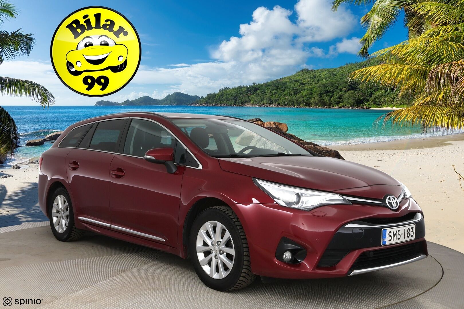 Toyota Avensis 2018 1,8 Valvematic Active Edition Touring Sports Multidrive S / Suomi-auto / Lohko+sisäp / LED / - Vetokoukku / Merkkihuollettu / Juuri huollettu / 