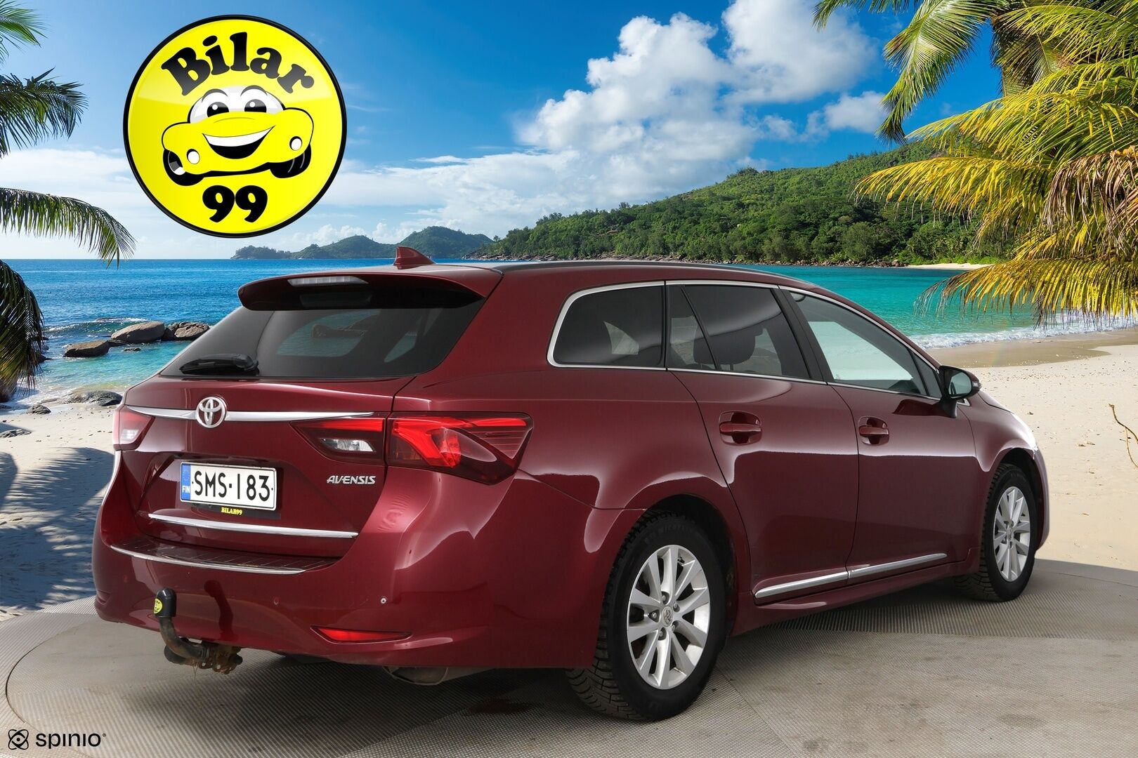 Toyota Avensis 2018 1,8 Valvematic Active Edition Touring Sports Multidrive S / Suomi-auto / Lohko+sisäp / LED / - Vetokoukku / Merkkihuollettu / Juuri huollettu / 