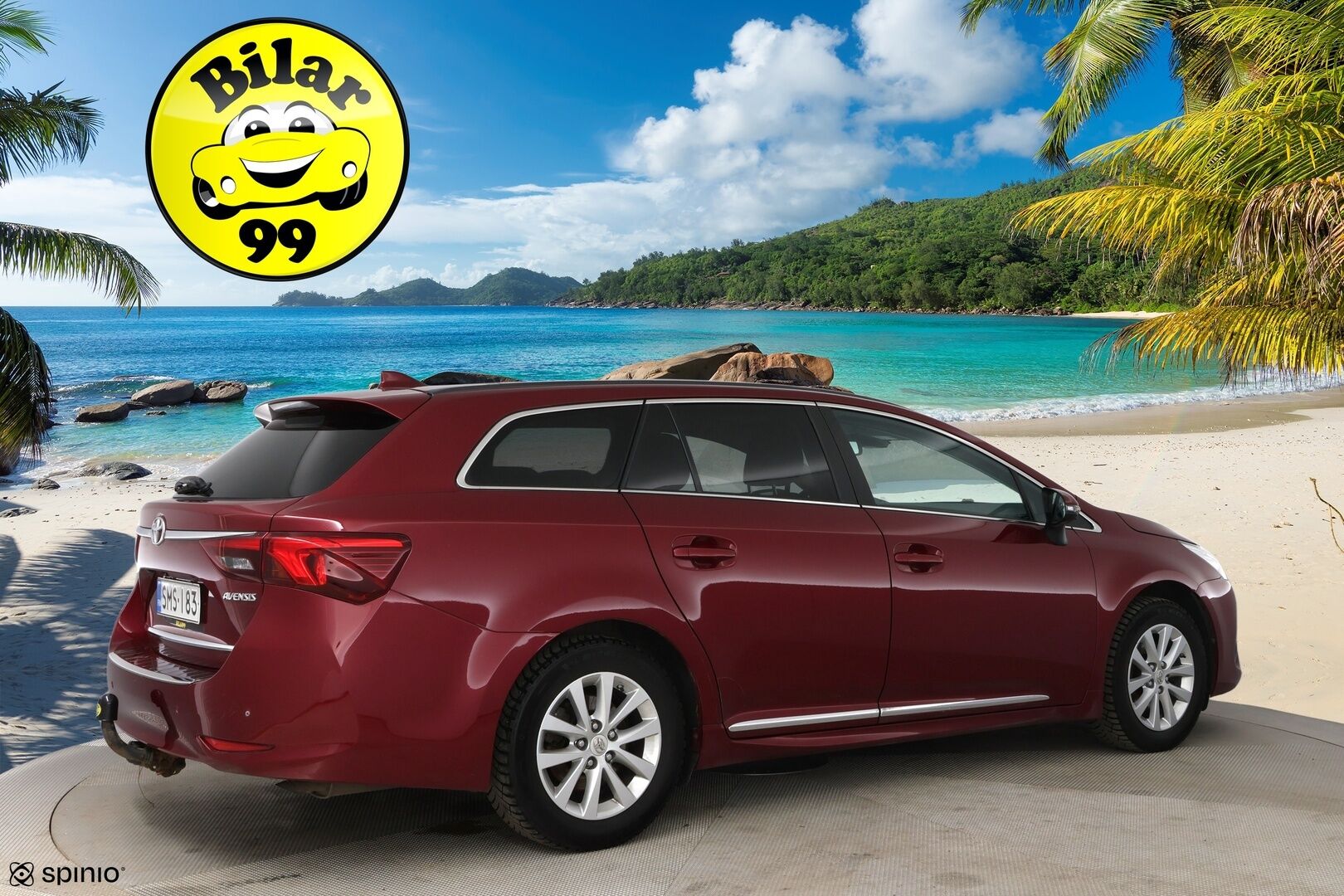 Toyota Avensis 2018 1,8 Valvematic Active Edition Touring Sports Multidrive S / Suomi-auto / Lohko+sisäp / LED / - Vetokoukku / Merkkihuollettu / Juuri huollettu / 