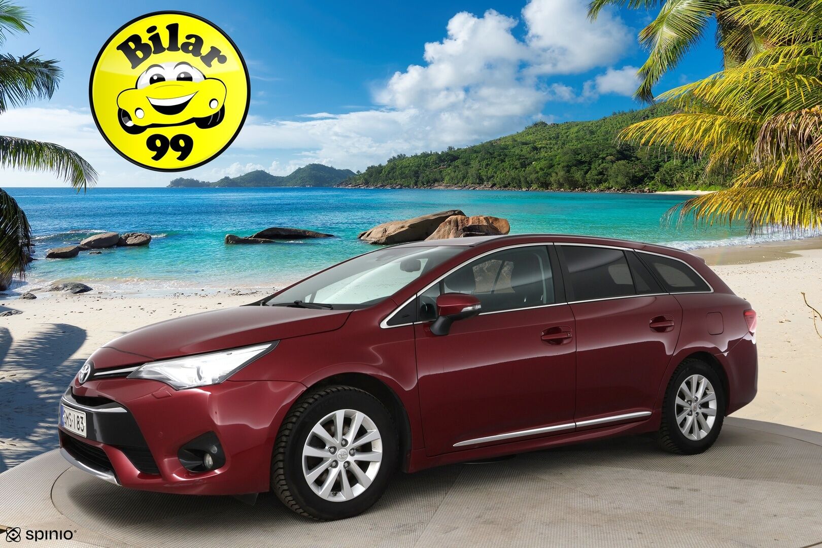 Toyota Avensis 2018 1,8 Valvematic Active Edition Touring Sports Multidrive S / Suomi-auto / Lohko+sisäp / LED / - Vetokoukku / Merkkihuollettu / Juuri huollettu / 