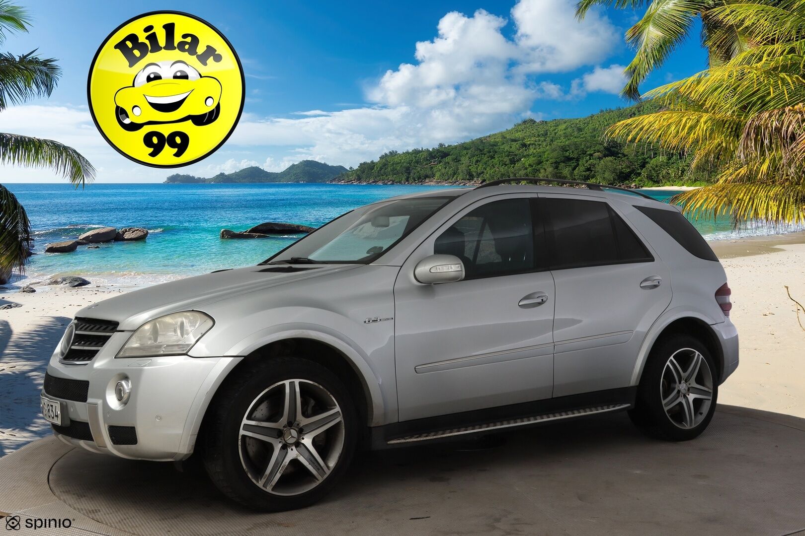 Mercedes-Benz ML 63 AMG 2007 - YritysOutlet - Myydään vain yrityksille * Harman/Kardon / Koukku / Adapt. vakkari / Keyless Go /  Kattoluukku  * - – Tämä auto myydään YritysOutlet -valikoimasta vain yritykselle / Puhdas leima 10/2026 saakka! / Kattavasti huollettu / 2x renkaat!*