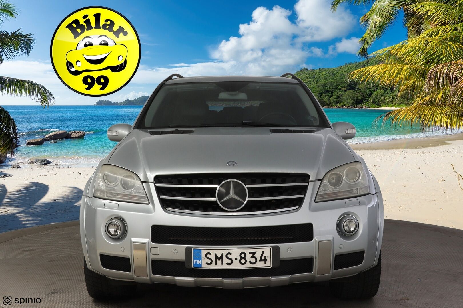 Mercedes-Benz ML 63 AMG 2007 - YritysOutlet - Myydään vain yrityksille * Harman/Kardon / Koukku / Adapt. vakkari / Keyless Go /  Kattoluukku  * - – Tämä auto myydään YritysOutlet -valikoimasta vain yritykselle / Puhdas leima 10/2026 saakka! / Kattavasti huollettu / 2x renkaat!*