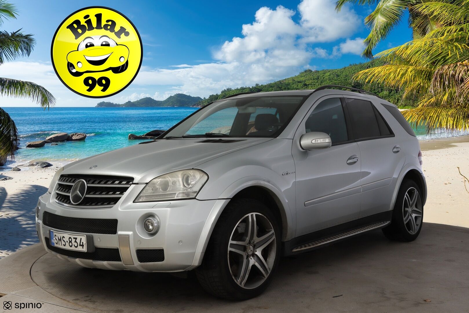 Mercedes-Benz ML 63 AMG 2007 - YritysOutlet - Myydään vain yrityksille * Harman/Kardon / Koukku / Adapt. vakkari / Keyless Go /  Kattoluukku  * - – Tämä auto myydään YritysOutlet -valikoimasta vain yritykselle / Puhdas leima 10/2026 saakka! / Kattavasti huollettu / 2x renkaat!*