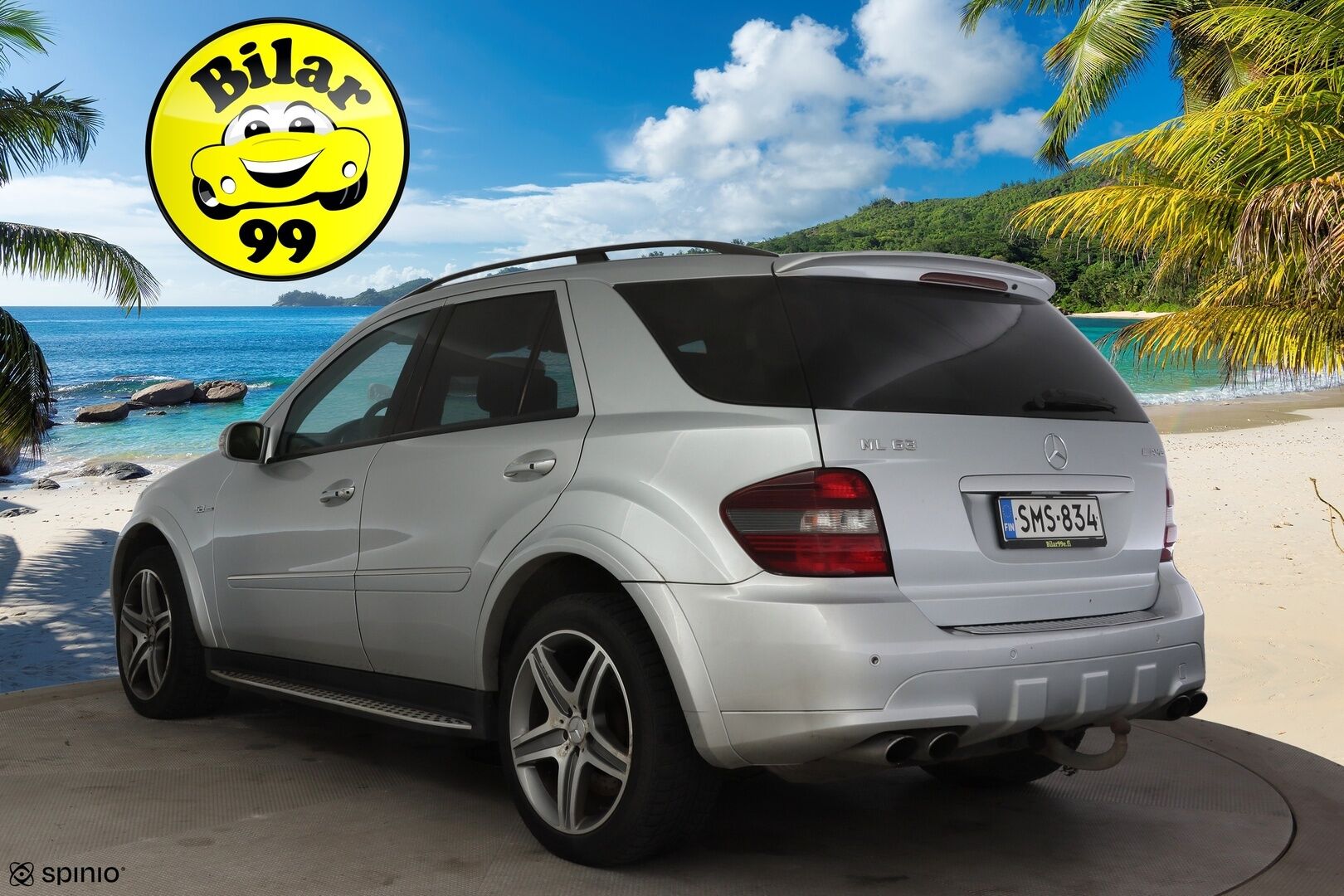 Mercedes-Benz ML 63 AMG 2007 - YritysOutlet - Myydään vain yrityksille * Harman/Kardon / Koukku / Adapt. vakkari / Keyless Go /  Kattoluukku  * - – Tämä auto myydään YritysOutlet -valikoimasta vain yritykselle / Puhdas leima 10/2026 saakka! / Kattavasti huollettu / 2x renkaat!*