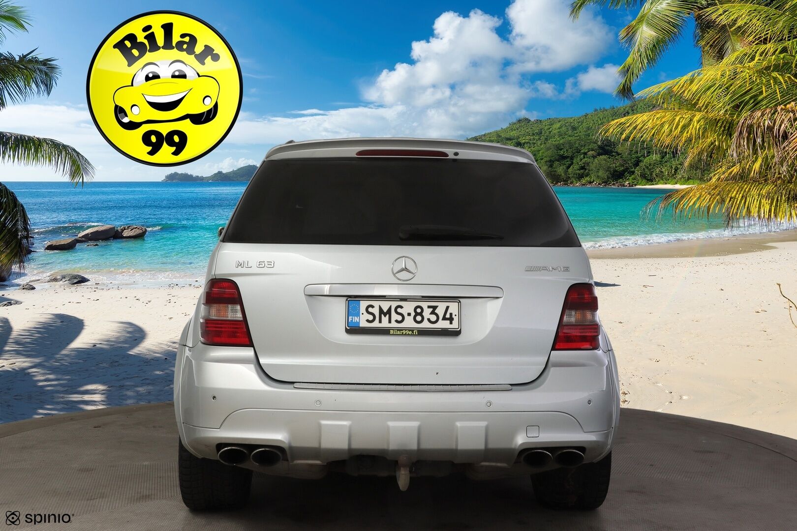 Mercedes-Benz ML 63 AMG 2007 - YritysOutlet - Myydään vain yrityksille * Harman/Kardon / Koukku / Adapt. vakkari / Keyless Go /  Kattoluukku  * - – Tämä auto myydään YritysOutlet -valikoimasta vain yritykselle / Puhdas leima 10/2026 saakka! / Kattavasti huollettu / 2x renkaat!*