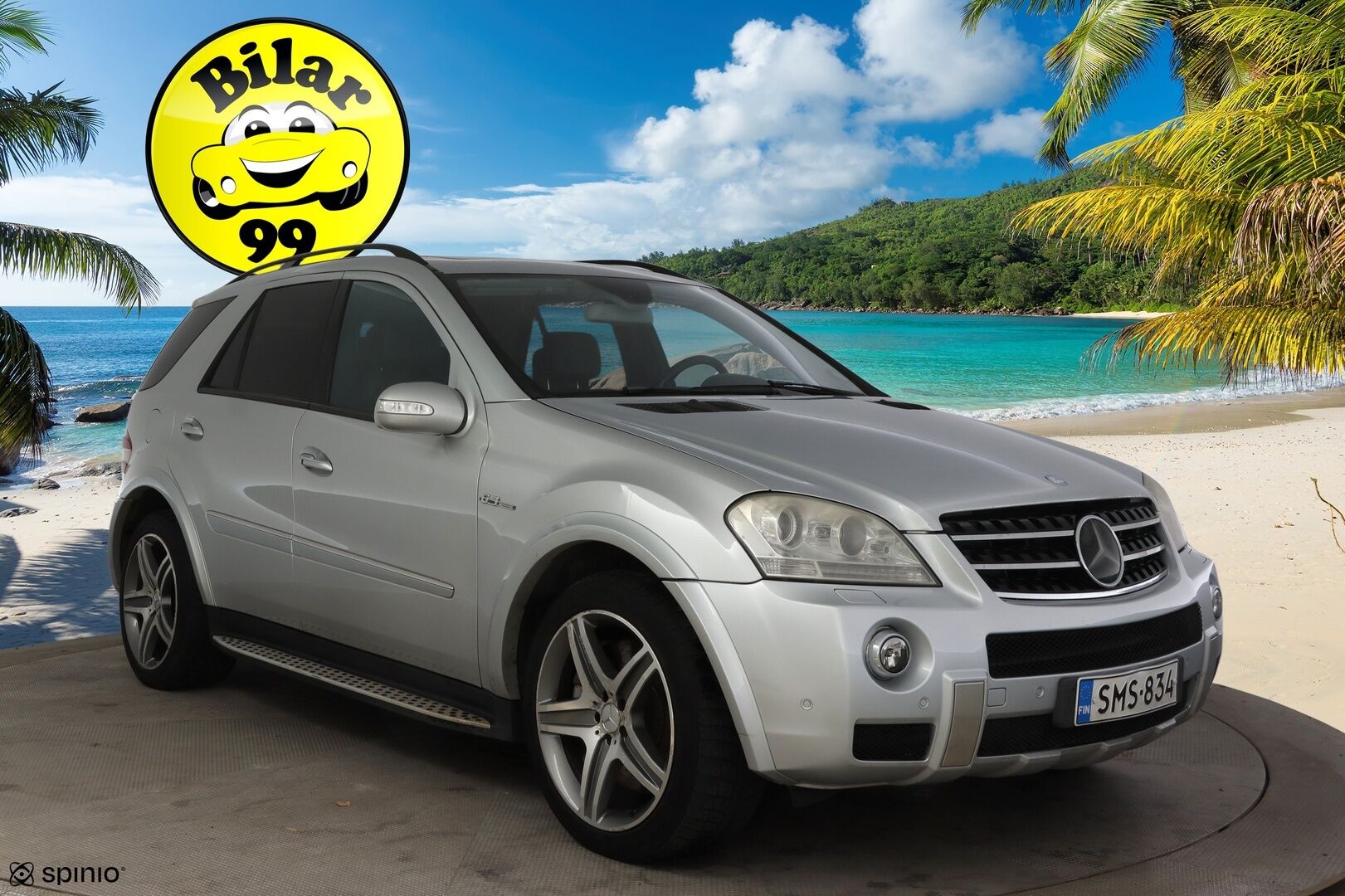Mercedes-Benz ML 63 AMG 2007 - YritysOutlet - Myydään vain yrityksille * Harman/Kardon / Koukku / Adapt. vakkari / Keyless Go /  Kattoluukku  * - – Tämä auto myydään YritysOutlet -valikoimasta vain yritykselle / Puhdas leima 10/2026 saakka! / Kattavasti huollettu / 2x renkaat!*
