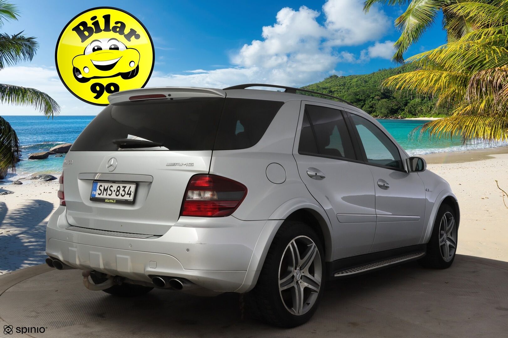 Mercedes-Benz ML 63 AMG 2007 - YritysOutlet - Myydään vain yrityksille * Harman/Kardon / Koukku / Adapt. vakkari / Keyless Go /  Kattoluukku  * - – Tämä auto myydään YritysOutlet -valikoimasta vain yritykselle / Puhdas leima 10/2026 saakka! / Kattavasti huollettu / 2x renkaat!*