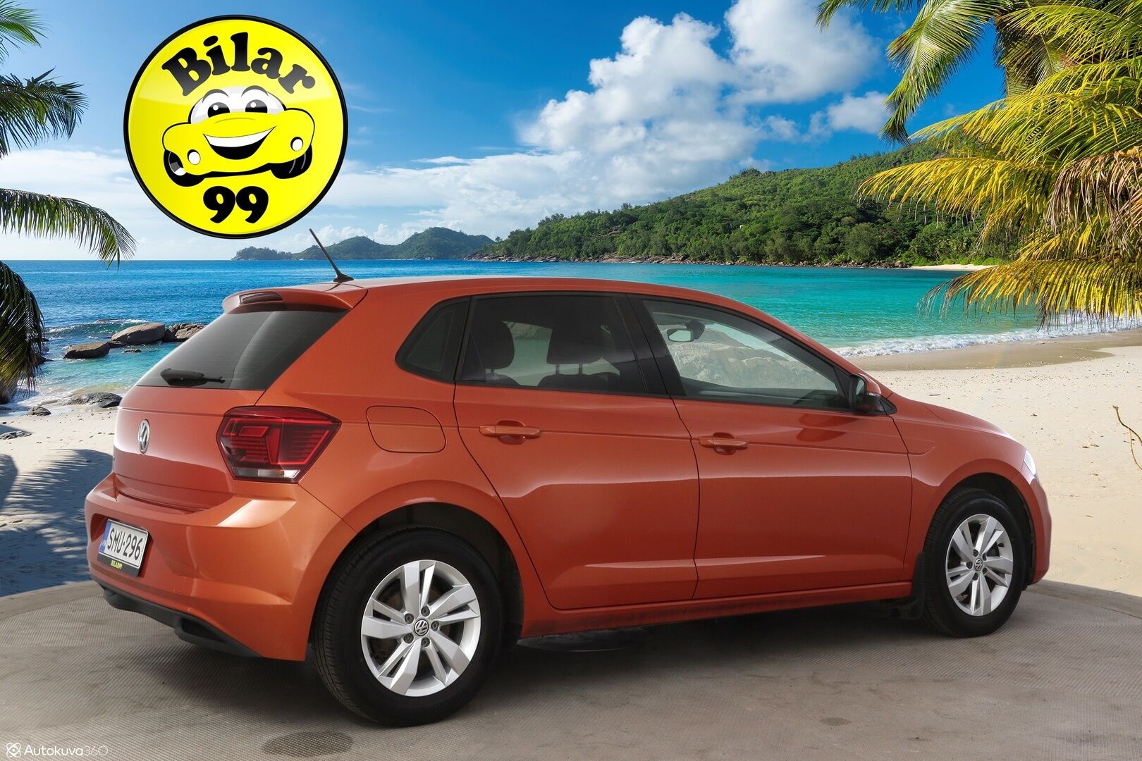 Volkswagen Polo 2018 Comfortline 1,0 TSI 70 kW (95 hv) DSG-automaatti * Adapt vakkari / P-Kamera / Sisätilalämmitin / AppleCarPlay & AndroidAuto * - *2x Hyvät renkaat omilla alumiinivanteilla / Paremmilla ajovaloilla!*
