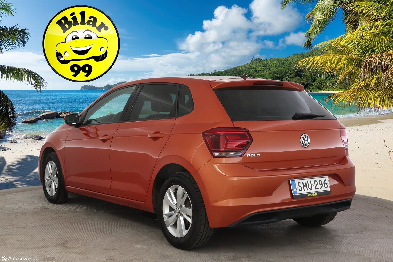 Volkswagen Polo 2018 Comfortline 1,0 TSI 70 kW (95 hv) DSG-automaatti * Adapt vakkari / P-Kamera / Sisätilalämmitin / AppleCarPlay & AndroidAuto * - *2x Hyvät renkaat omilla alumiinivanteilla / Paremmilla ajovaloilla!*