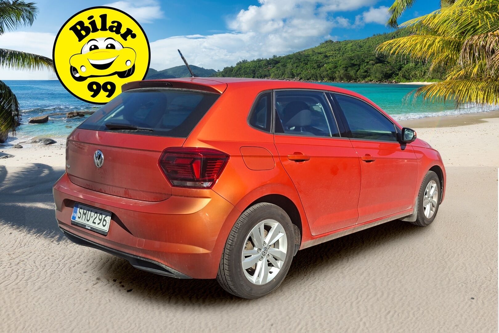 Volkswagen Polo 2018 Comfortline 1,0 TSI 70 kW (95 hv) DSG-automaatti * Adapt vakkari / P-Kamera / Sisätilalämmitin / AppleCarPlay & AndroidAuto * - *2x Hyvät renkaat omilla alumiinivanteilla / Paremmilla ajovaloilla!*