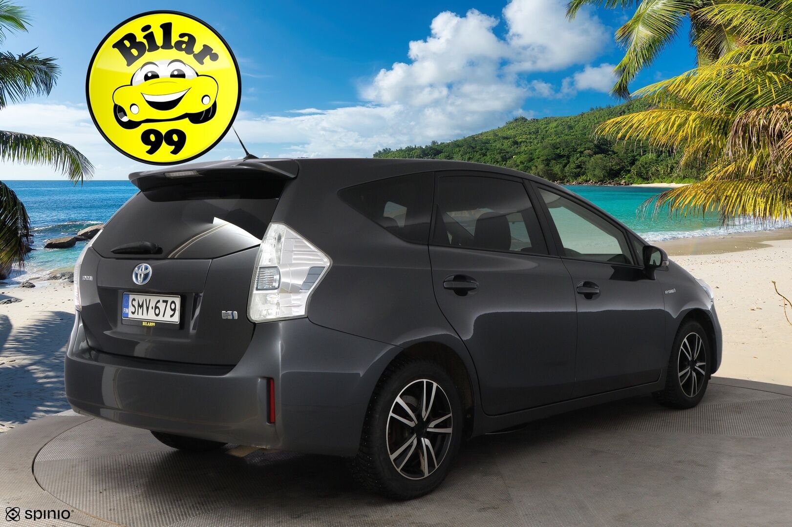 Toyota PRIUS+ 2013 1,8 Hybrid Premium * Vakkari / Navi / 7-Paikkainen / Digimittari / KeylessGo - Metalliväri / 2x Todella hyvät renkaat aluvantein / Juuri tullut Tampereelle! - HULLUT JOULUT KORKOTARJOUS 2,49% 