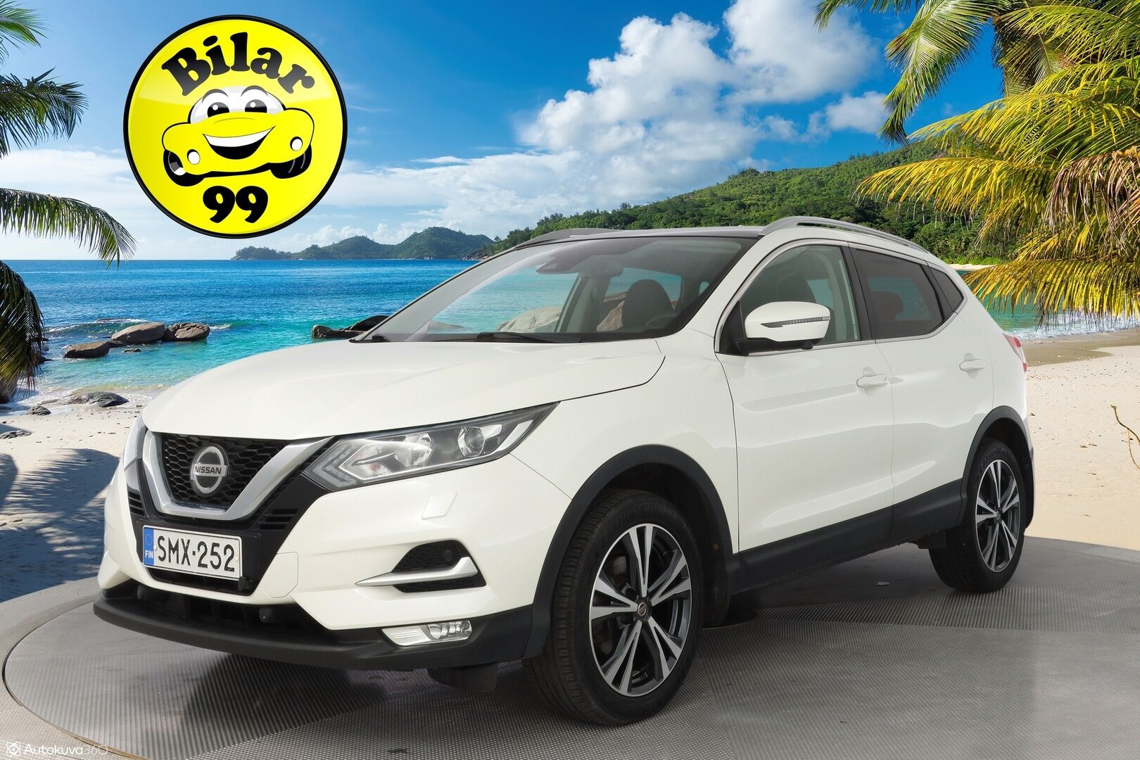 Nissan Qashqai 2018 1,2 DIG-T 115 N-Connecta 2WD Glass roof 6M/T *Lasikatto / Lohko / 360 Kamera / Keyless / Tutkat* - *1. om Suomi-auto / Juuri huollettu / Kahdet renkaat alumiinivantein!