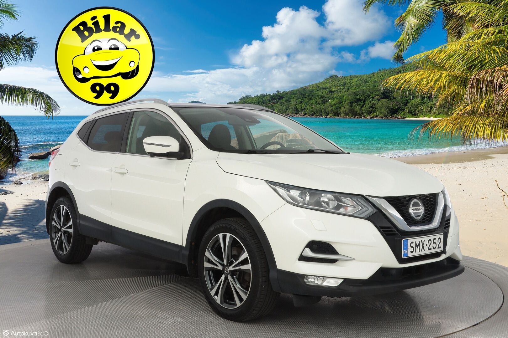 Nissan Qashqai 2018 1,2 DIG-T 115 N-Connecta 2WD Glass roof 6M/T *Lasikatto / Lohko / 360 Kamera / Keyless / Tutkat* - *1. om Suomi-auto / Juuri huollettu / Kahdet renkaat alumiinivantein!