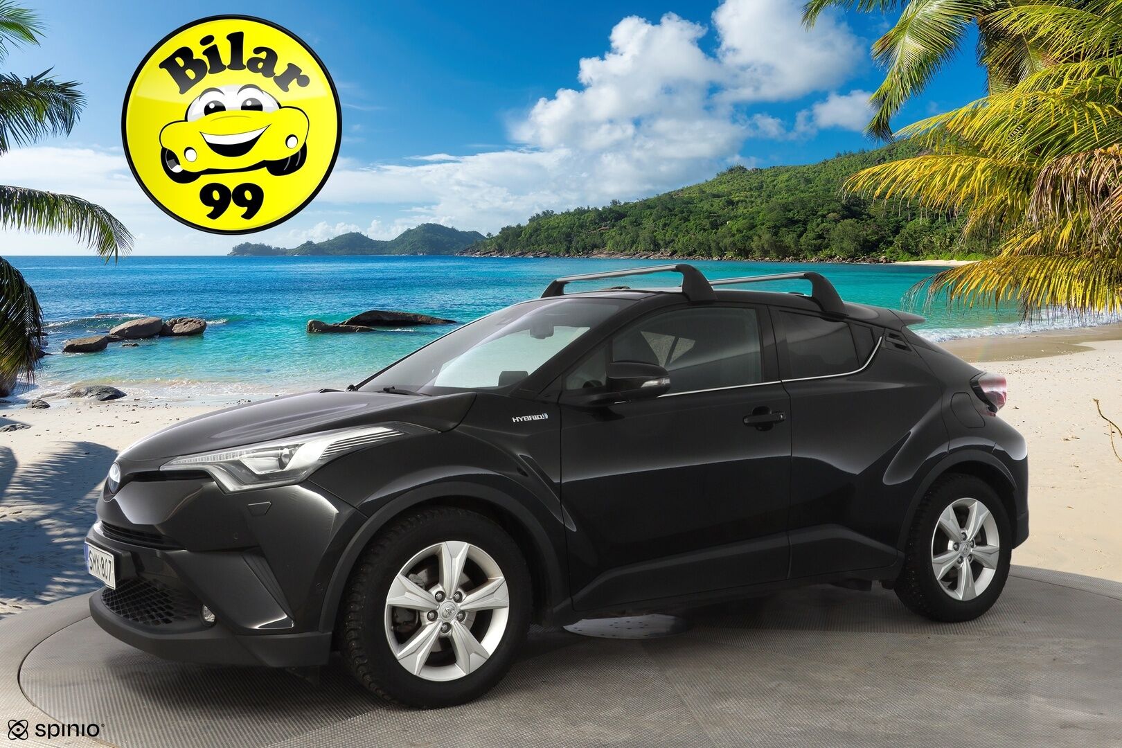 Toyota C-HR 2018 1.8 Hybrid Premium * ACC / JBL / Vetokoukku / Keyless / IPA / Sporttipenkki / Peruutuskamera * - Suomi-auto / Merkkihuollettu / 2x Toyotan vanteet / Huippuvarusteltu