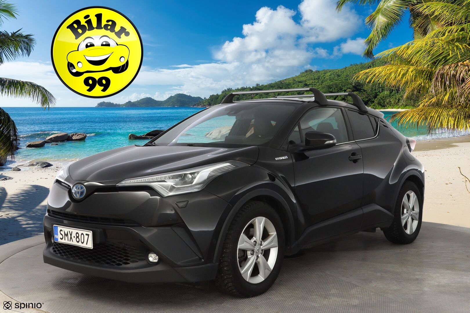 Toyota C-HR 2018 1.8 Hybrid Premium * ACC / JBL / Vetokoukku / Keyless / IPA / Sporttipenkki / Peruutuskamera * - Suomi-auto / Merkkihuollettu / 2x Toyotan vanteet / Huippuvarusteltu