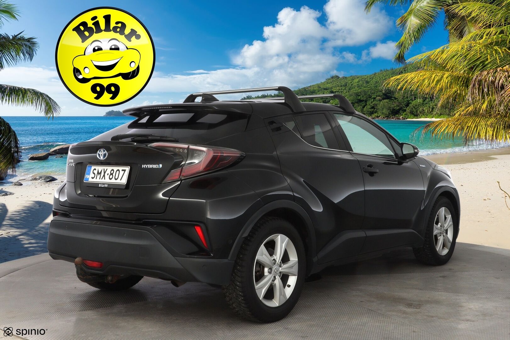 Toyota C-HR 2018 1.8 Hybrid Premium * ACC / JBL / Vetokoukku / Keyless / IPA / Sporttipenkki / Peruutuskamera * - Suomi-auto / Merkkihuollettu / 2x Toyotan vanteet / Huippuvarusteltu