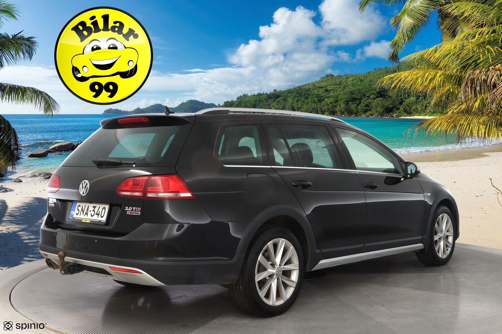 Volkswagen Golf 2016 Variant Alltrack 2,0 TDI 135 kW (184 hv) 4MOTION DSG-automaatti *ACC / Webasto / Koukku / Kamera / Navi* - Juuri katsastettu /Jakopää tehty 2023 / Suomi-auto / Kahdet vanteet / Juuri huollettu