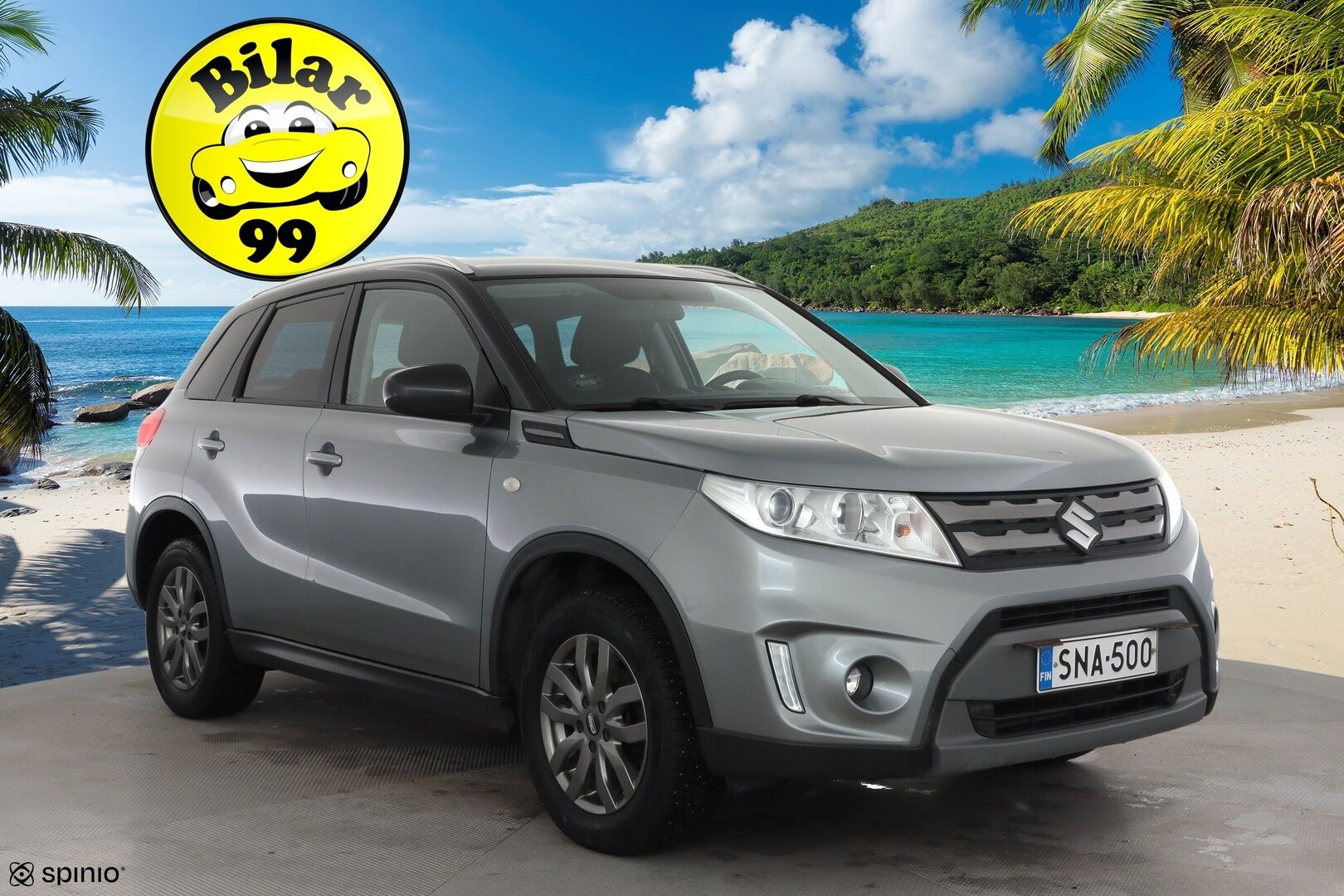 Suzuki Vitara 2016 1,6 VVT 4WD GL+ 5MT * ACC / P.kamera / Lohko+Sisä / Navi / Koukku / LED * - Suomi-auto / Kahdet renkaat aluvanteilla