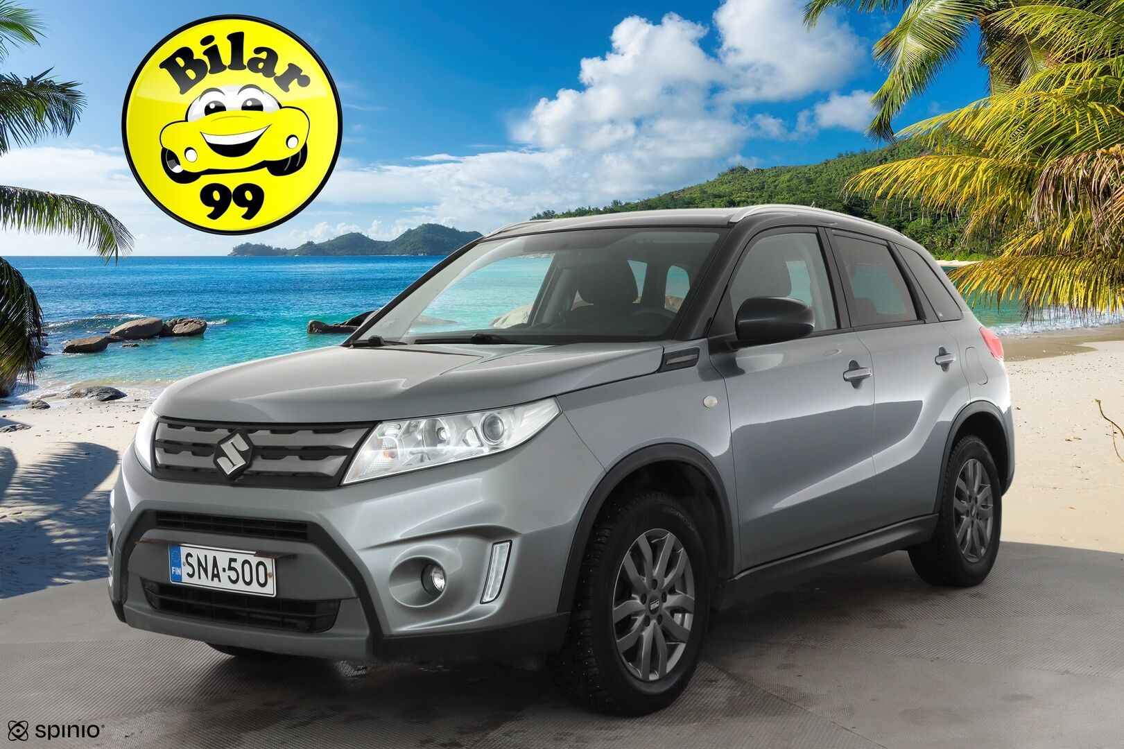 Suzuki Vitara 2016 1,6 VVT 4WD GL+ 5MT * ACC / P.kamera / Lohko+Sisä / Navi / Koukku / LED * - Suomi-auto / Kahdet renkaat aluvanteilla