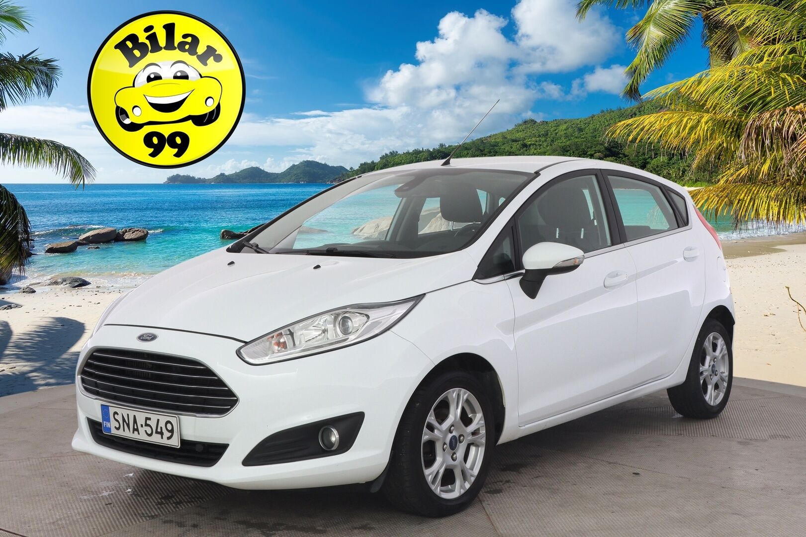 Ford Fiesta 2016 1,0 EcoBoost 100hv PowerShift A6 Titanium 5-ovinen - JAKOPÄÄ 09/24! / Hyvin huollettu ! / Juuri Leimattu! / Kahdet hyvät renkaat! HUUTOKAUPAT.COM