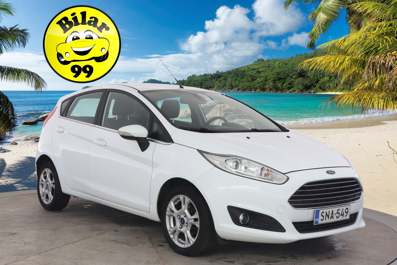 Ford Fiesta 2016 1,0 EcoBoost 100hv PowerShift A6 Titanium 5-ovinen - JAKOPÄÄ 09/24! / Hyvin huollettu ! / Juuri Leimattu! / Kahdet hyvät renkaat! HUUTOKAUPAT.COM