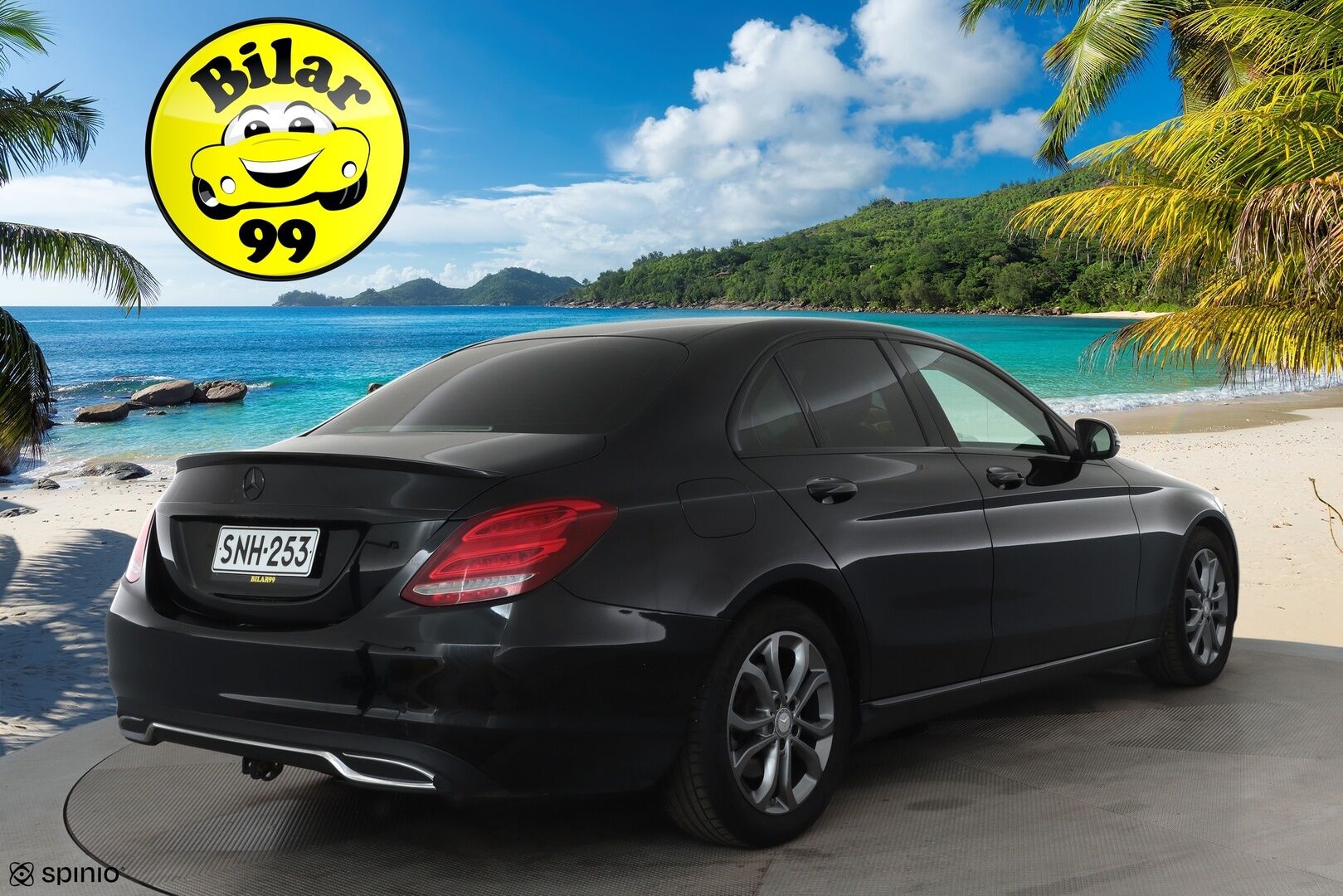 Mercedes-Benz C 2015 200 BlueTec A Premium Business * Vetokoukku / Lohkolämmitin / LED / Sporttipenkit / Vakkari - Suomi-auto / Kahdet Renkaat / 2x Renkaat alkuperäisvantein!
