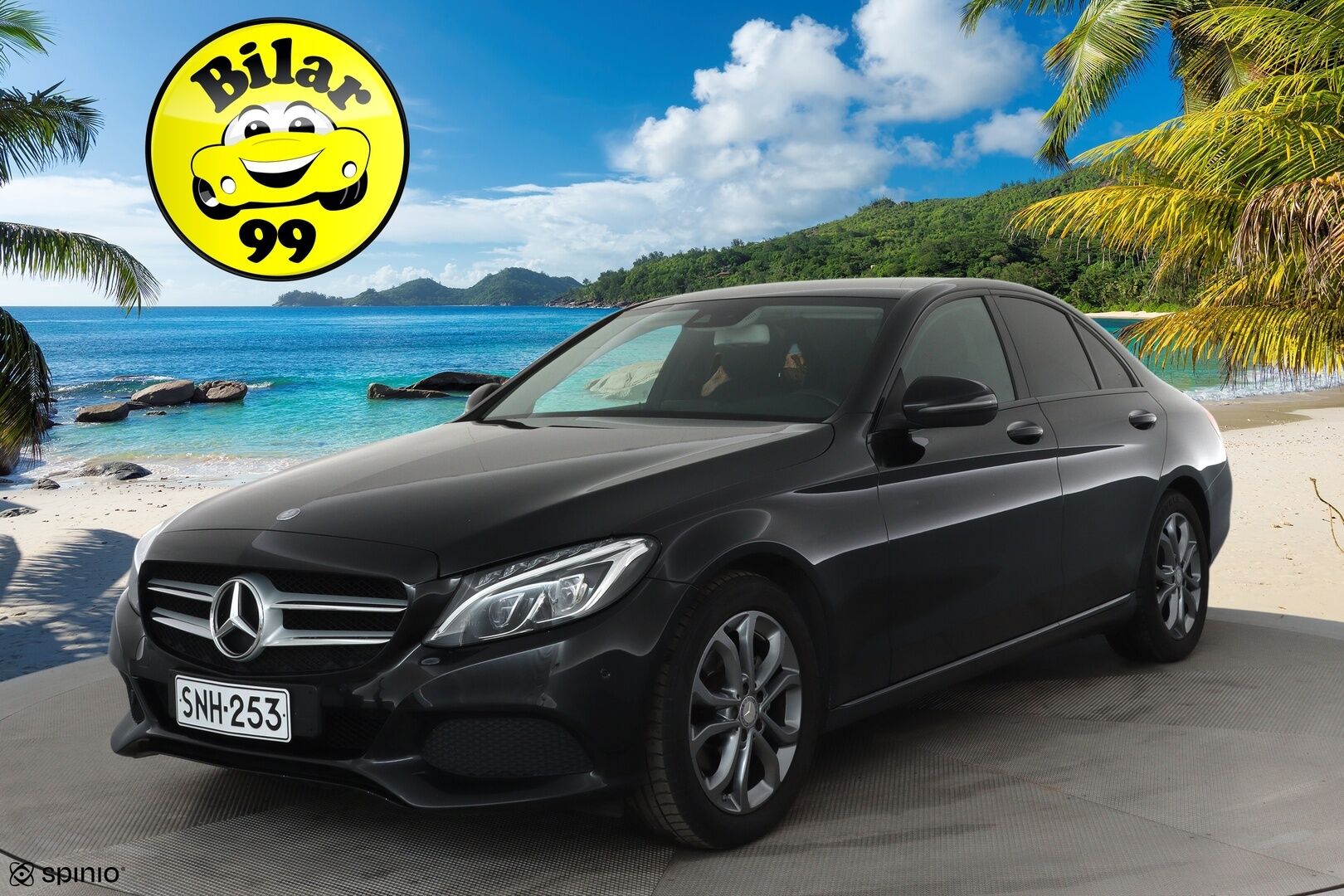 Mercedes-Benz C 2015 200 BlueTec A Premium Business * Vetokoukku / Lohkolämmitin / LED / Sporttipenkit / Vakkari - Suomi-auto / Kahdet Renkaat / 2x Renkaat alkuperäisvantein!